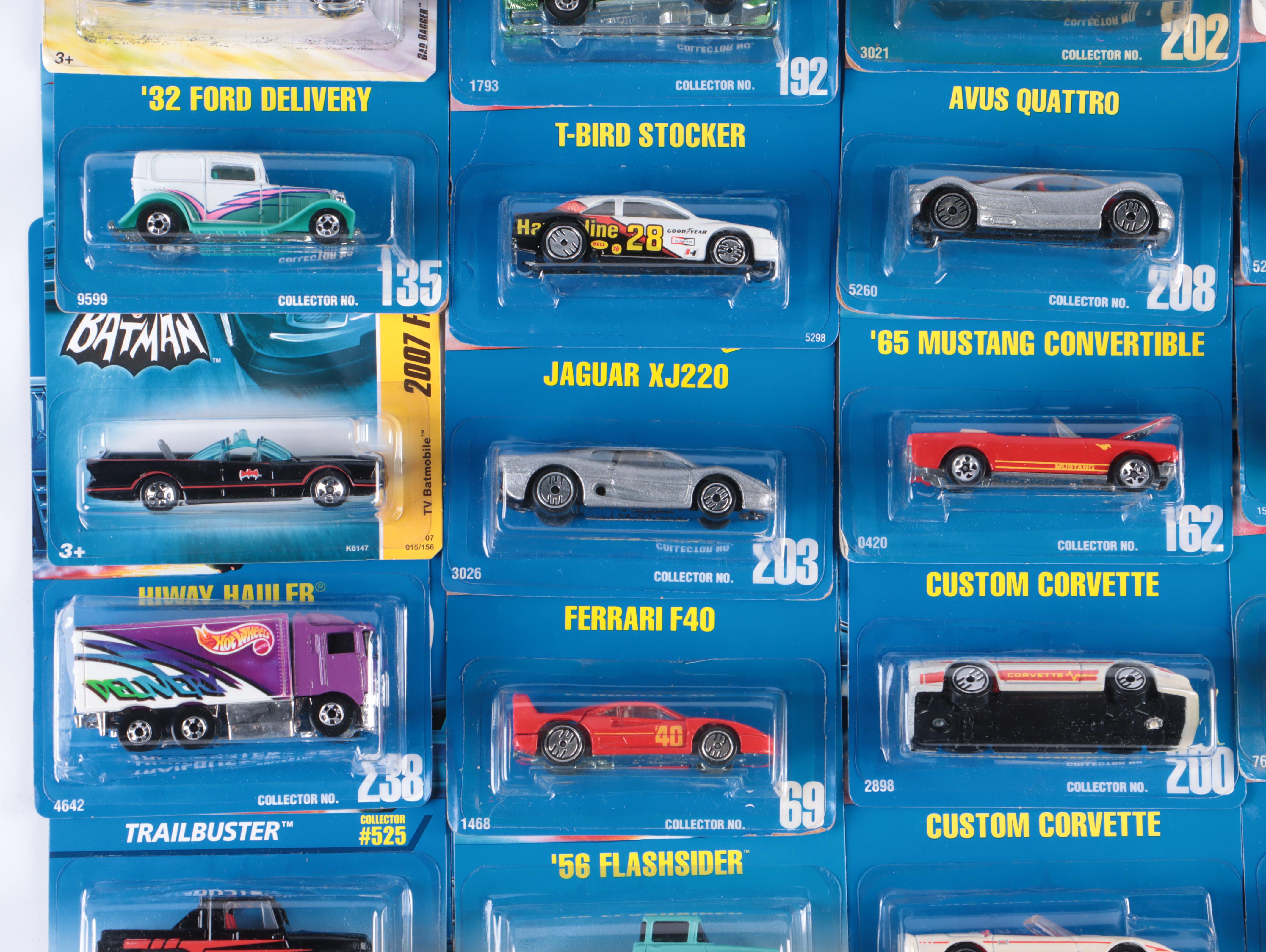 50+ Hot Wheels Cars of Various Series