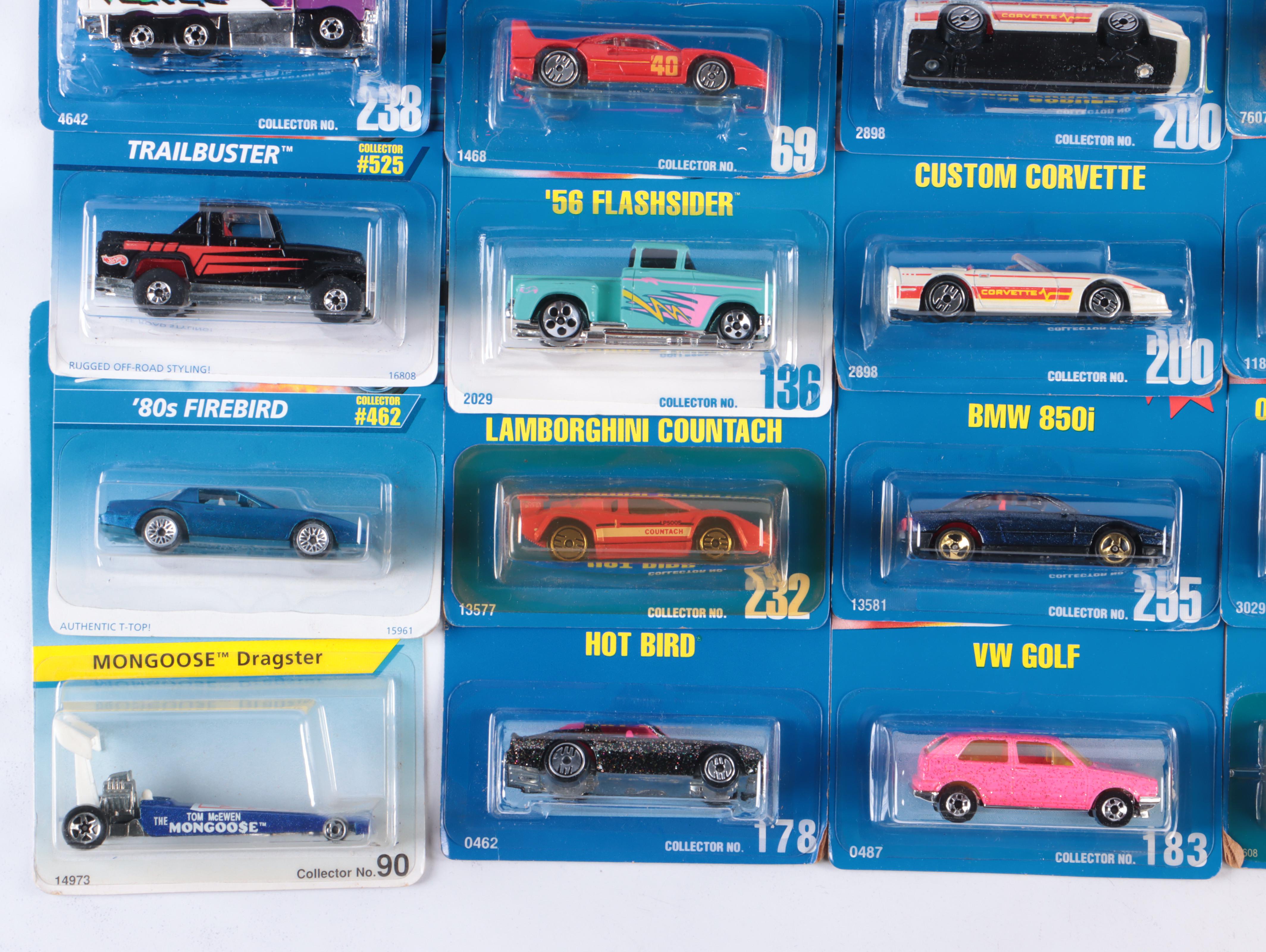 50+ Hot Wheels Cars of Various Series