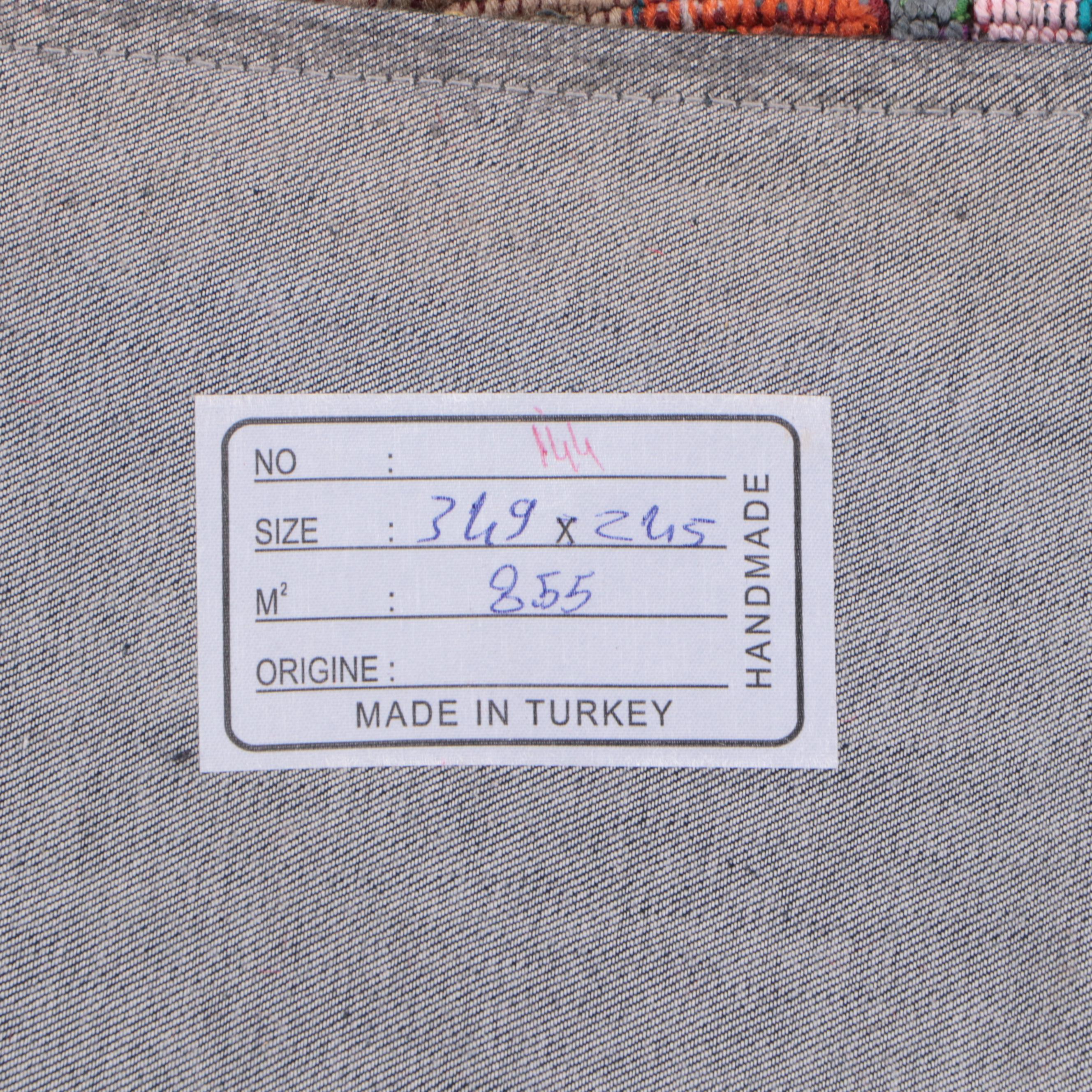 8' x 11'5 Handmade Turkish Pieced Patchwork Area Rug