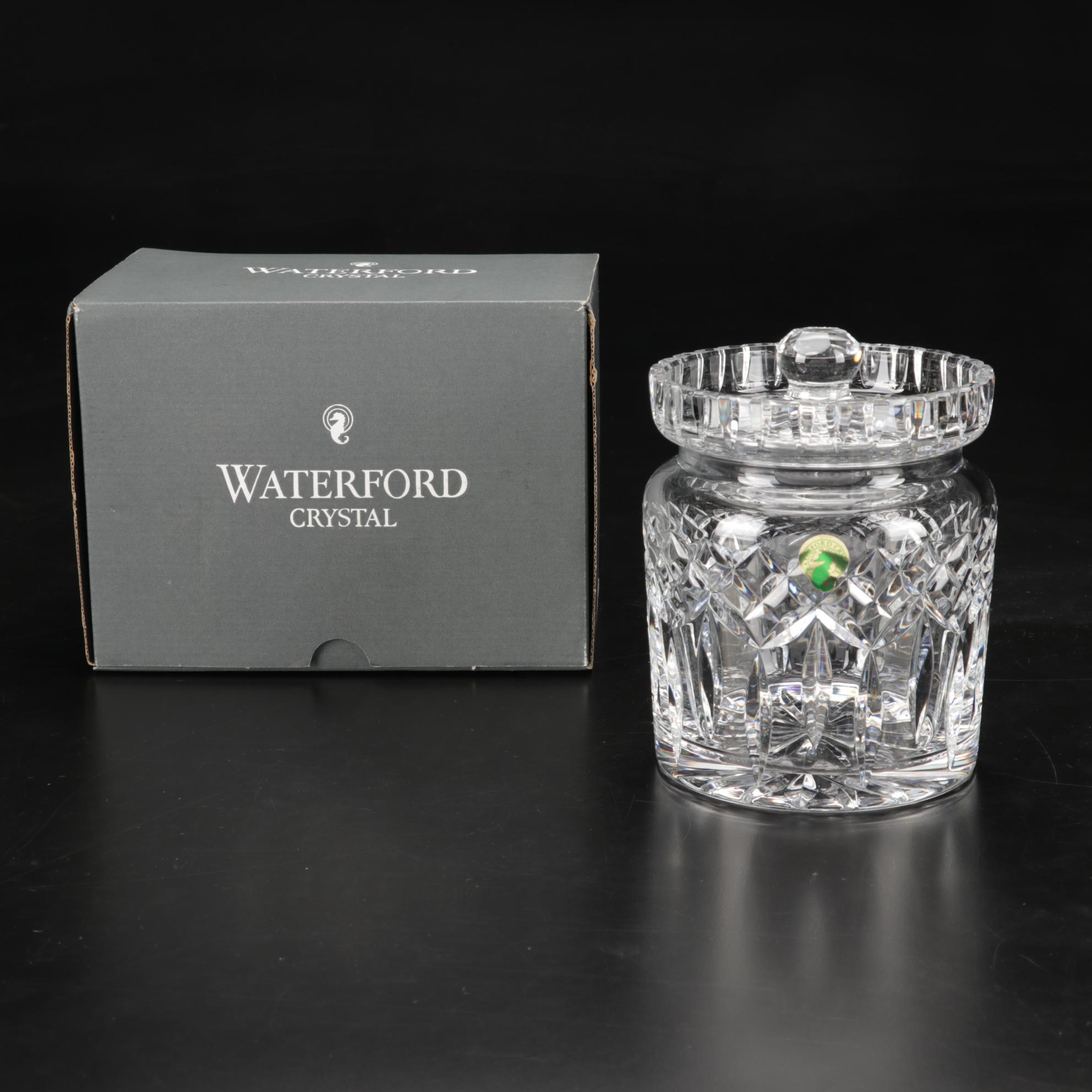 Waterford Crystal "Lismore" Biscuit Barrel