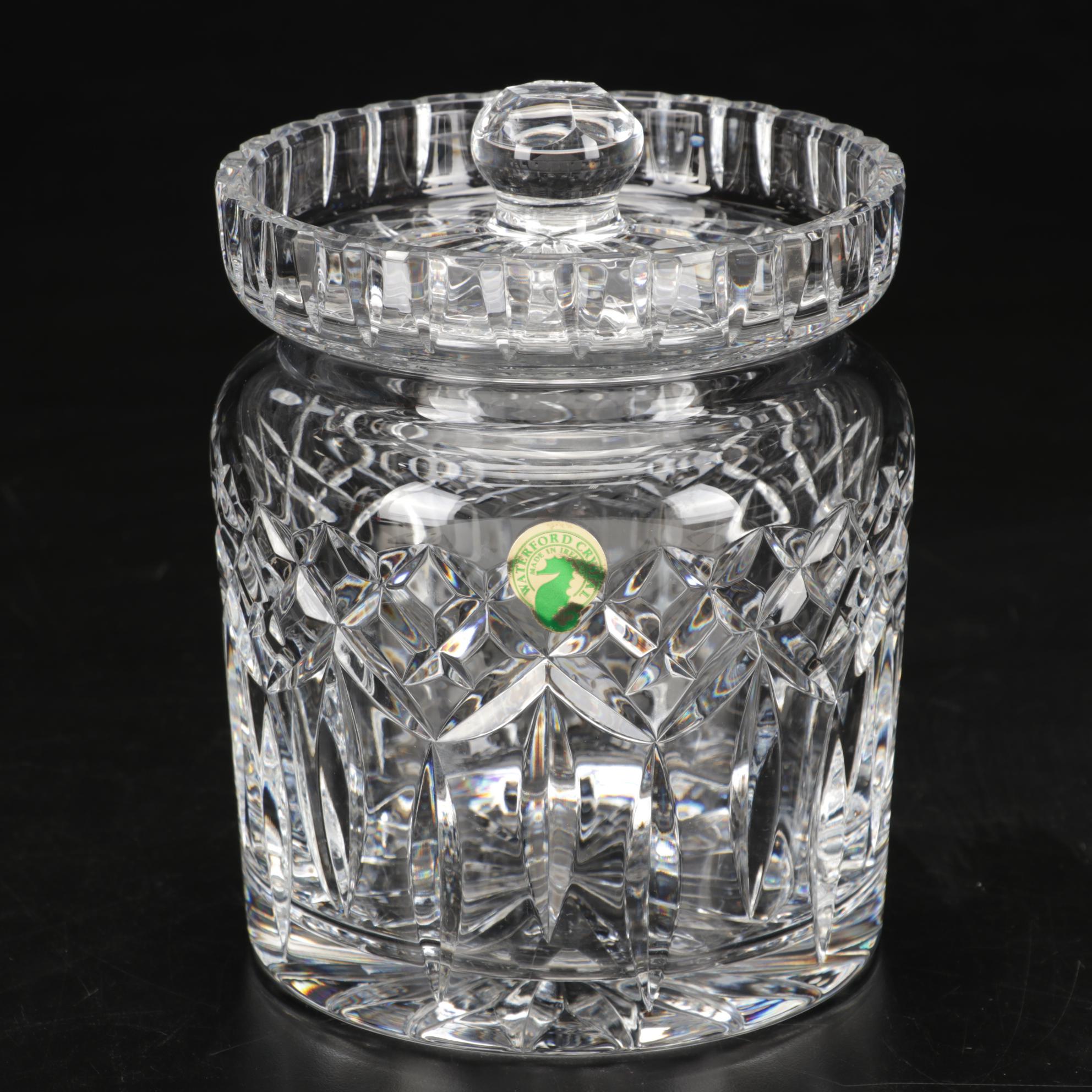 Waterford Crystal "Lismore" Biscuit Barrel