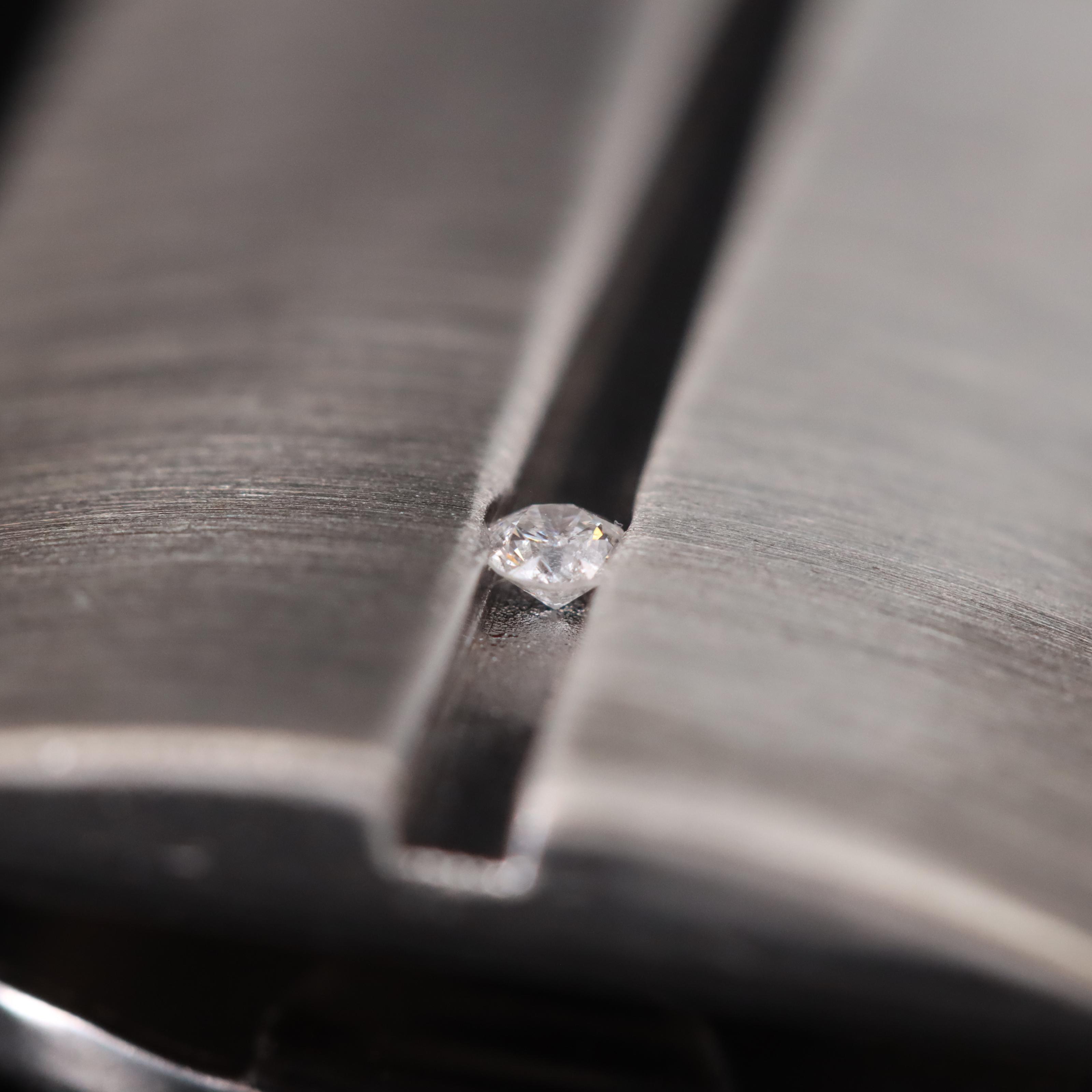 Sterling Money Clip with Diamond Accent