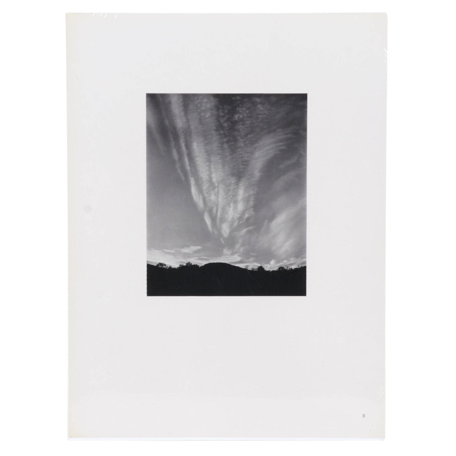 Halftone After Alfred Stieglitz "Mountains and Sky, Lake George, 1924"