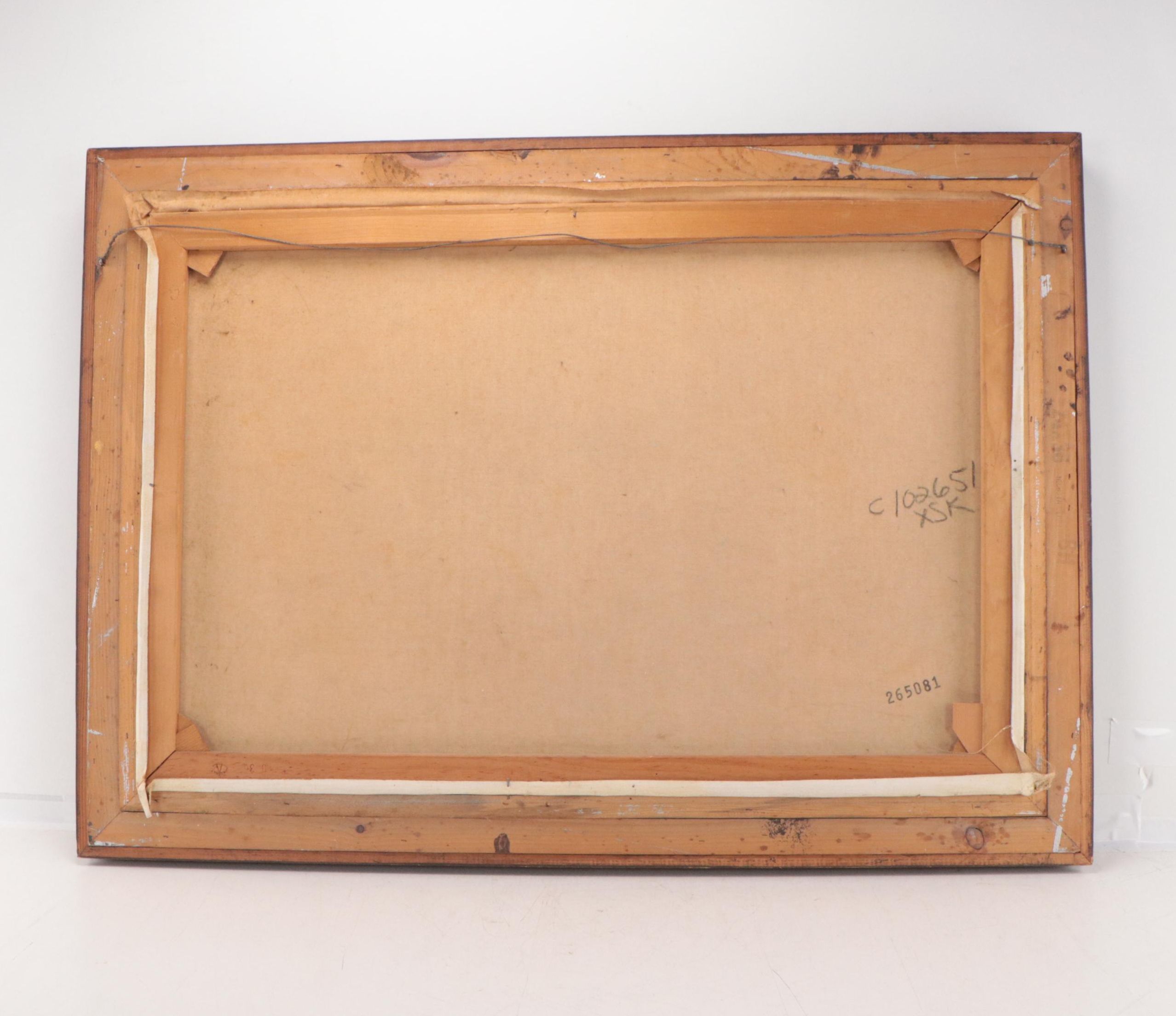 Landscape Oil Painting of Hay Harvesting Scene