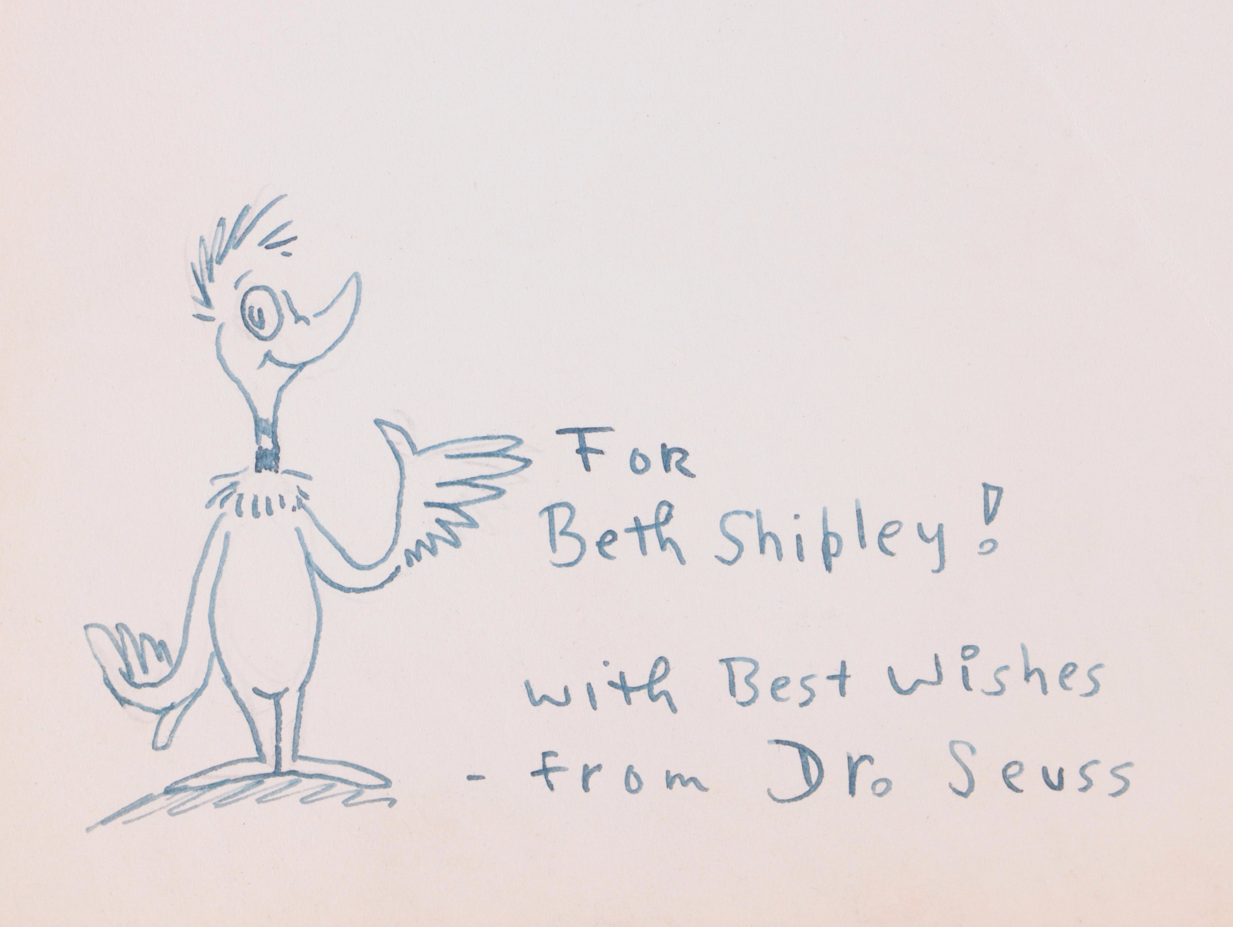 Signed First Edition, Second Issue "Thidwick the Big-Hearted Moose" by Dr. Seuss