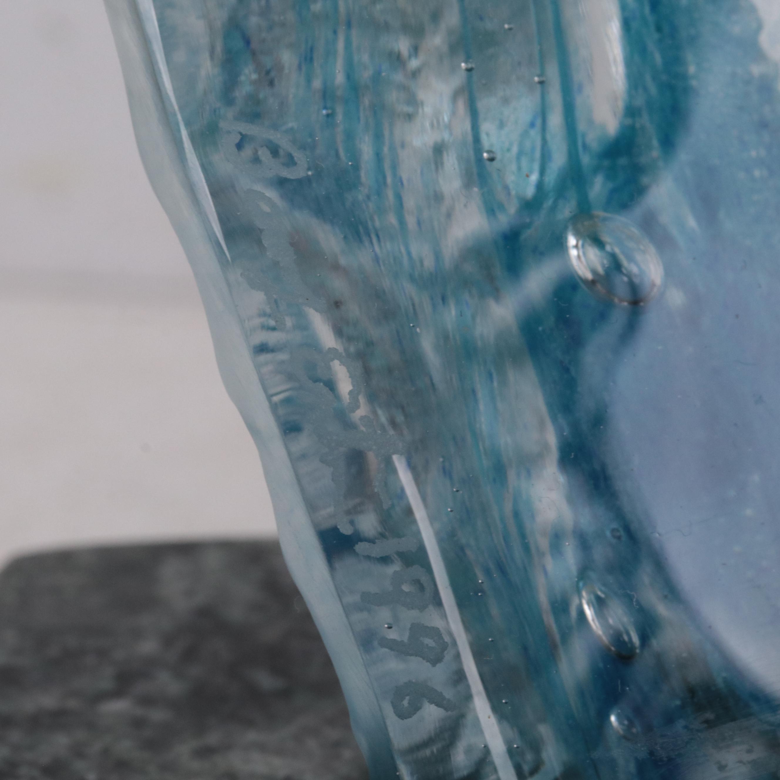 Barry Eaton Abstract Glass Sculpture, 1996