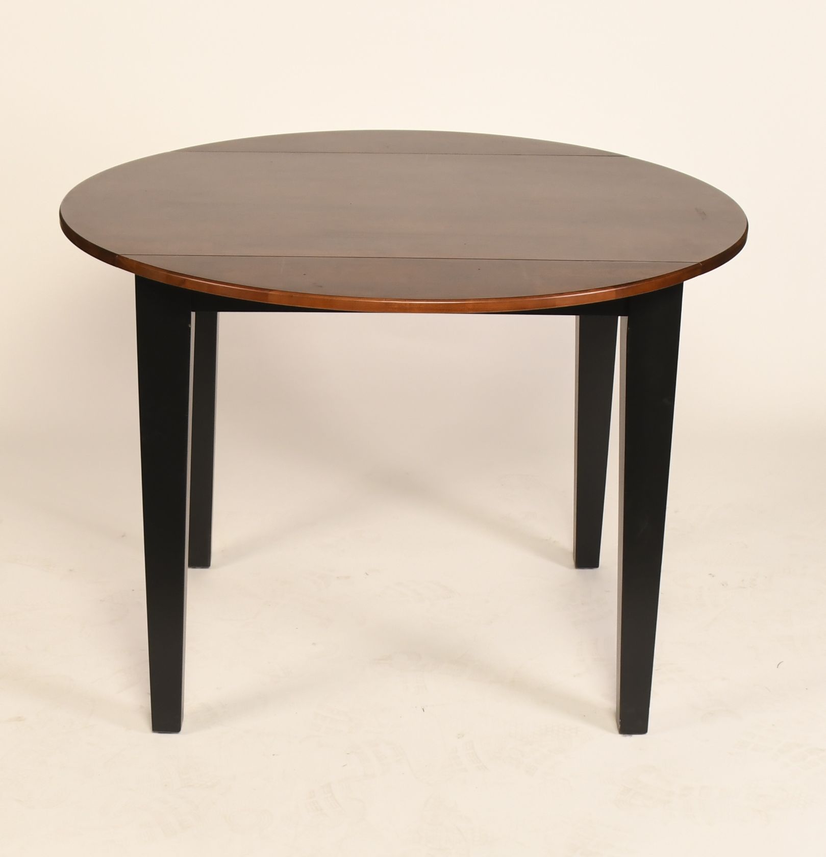 Round Drop Leaf Dining Table