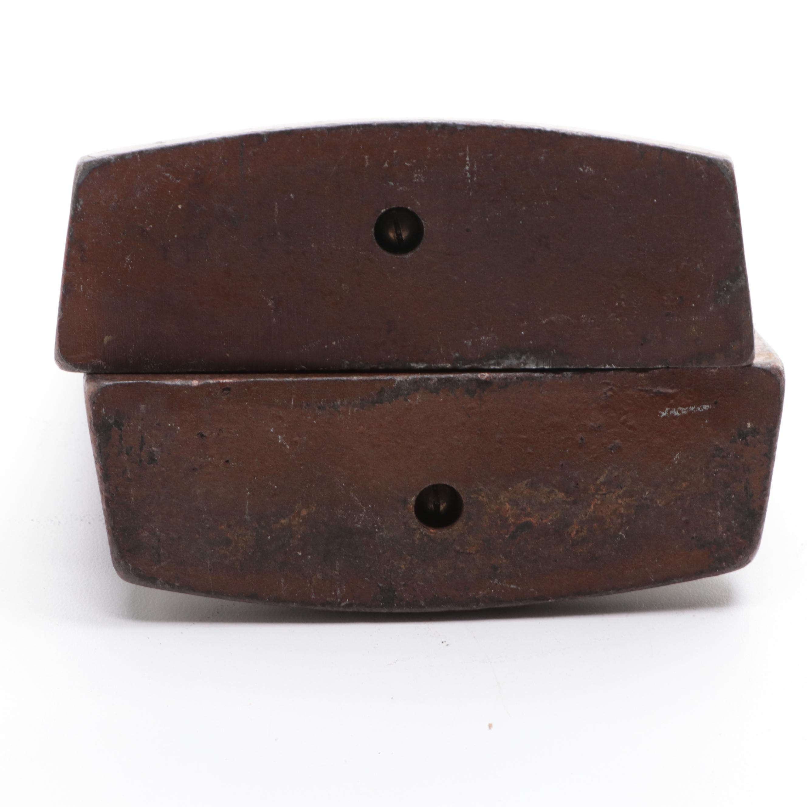 Pair of Cast Iron "George Washington National Masonic Memorial" Bookends