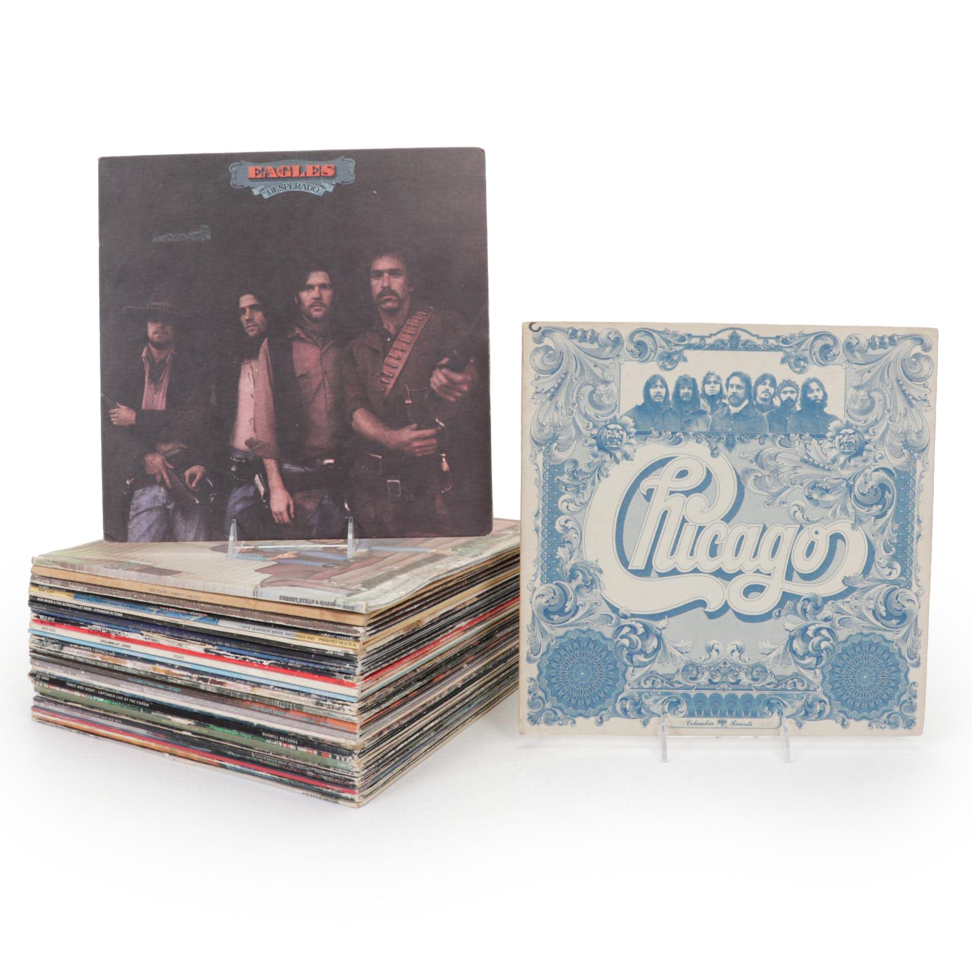 Eagles, Neil Young, Chicago, Crosby, Stills & Nash with More Vinyl Records