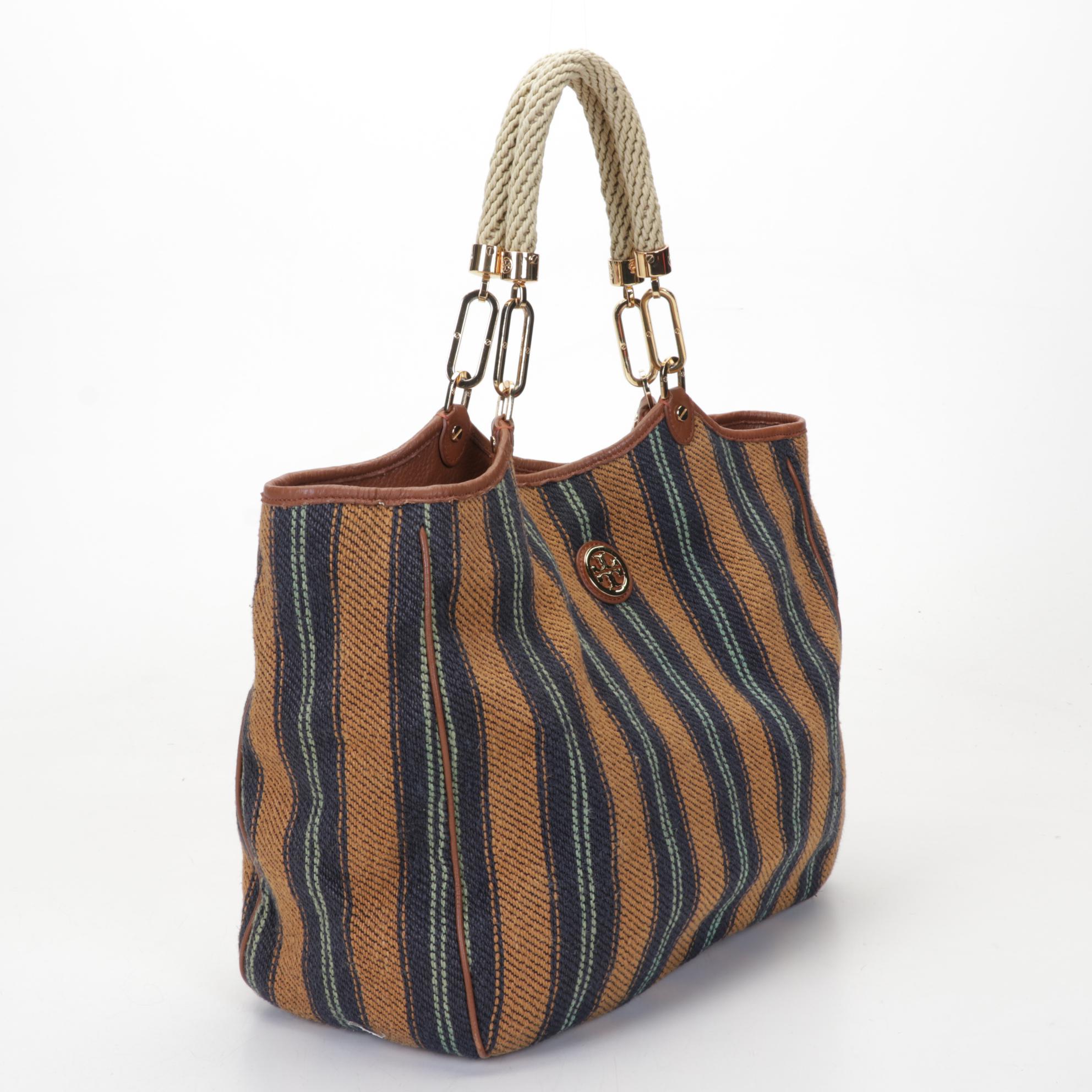 Tori Burch Woven Shoulder Bag