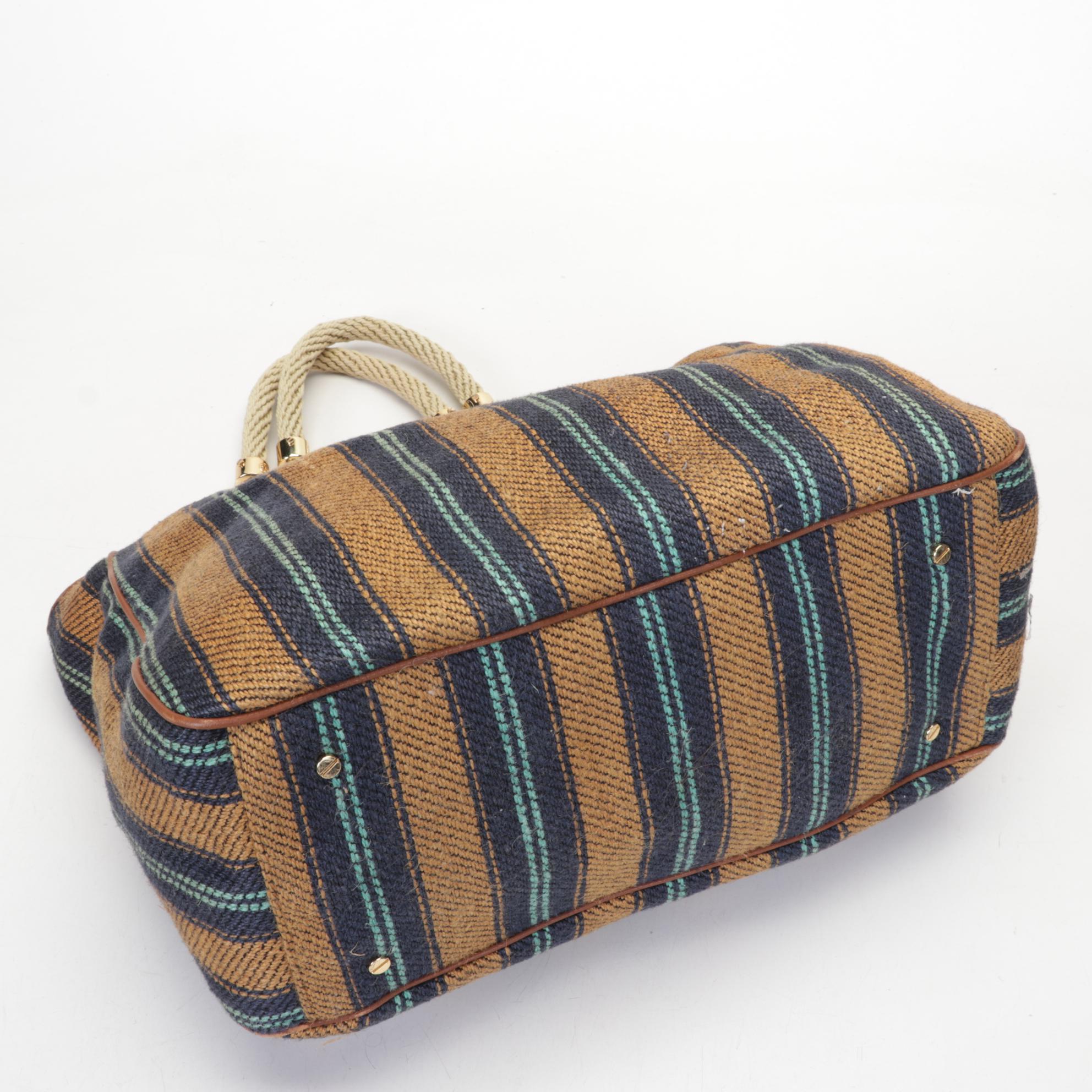 Tori Burch Woven Shoulder Bag