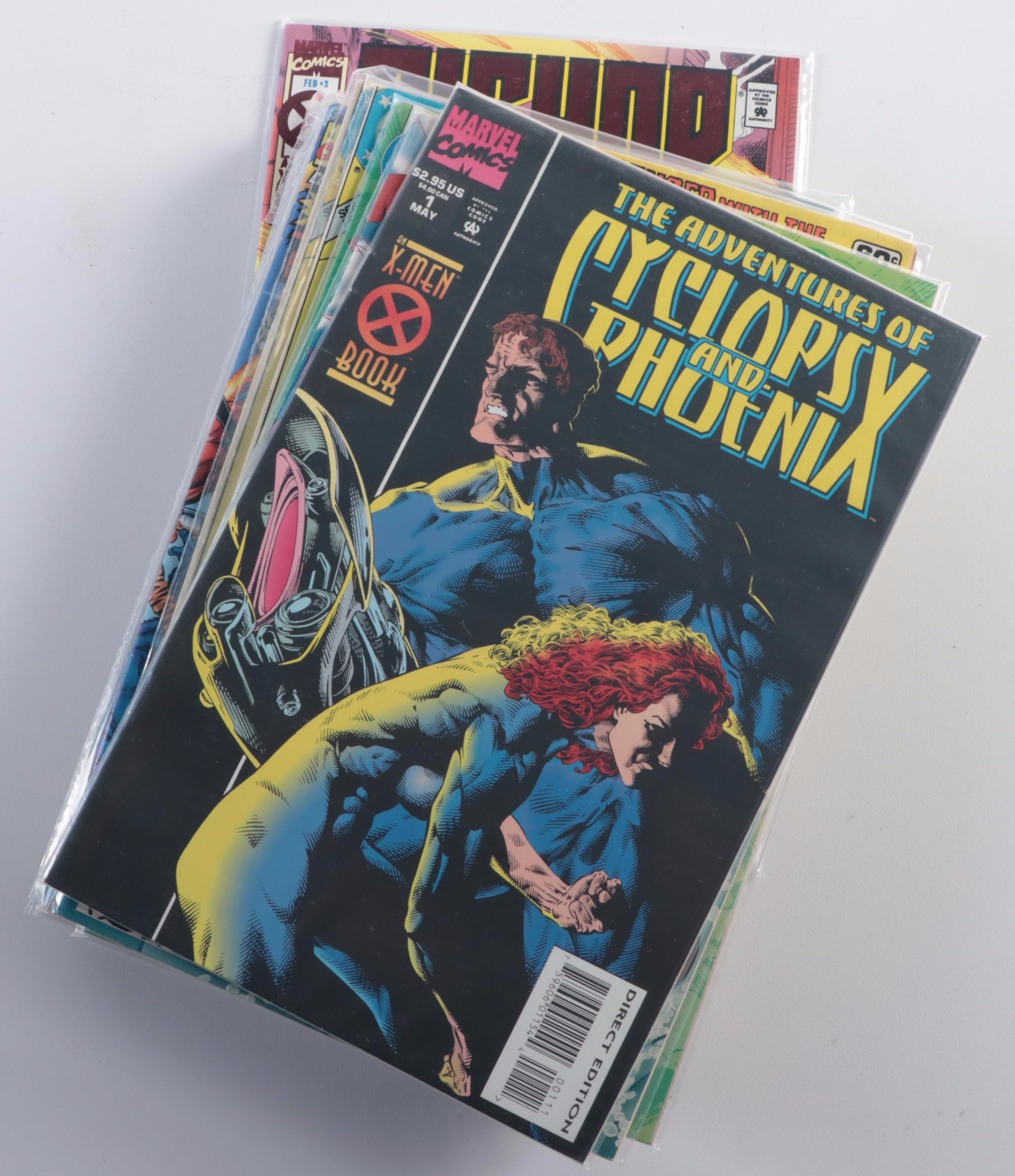 Marvel and DC Comic Books Including "Iron Man" and "Superman"