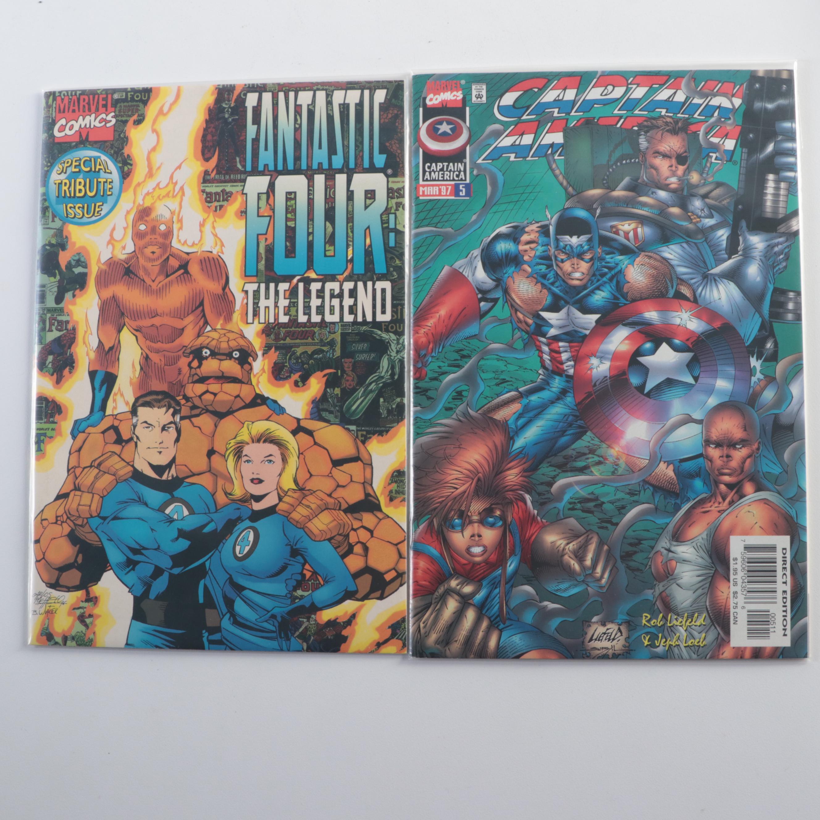 Marvel and DC Comic Books Including "Iron Man" and "Superman"