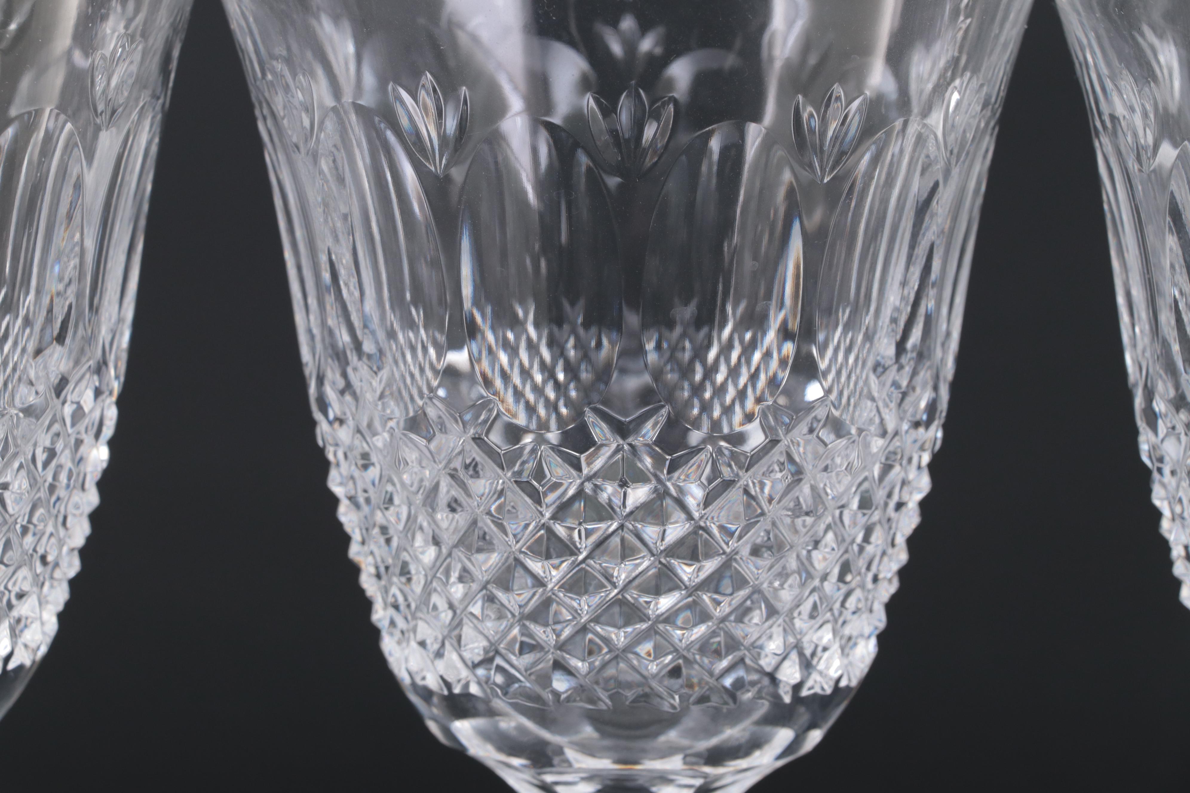Royal Doulton Crystal "Windsor" Water Goblets, 19751993 EBTH