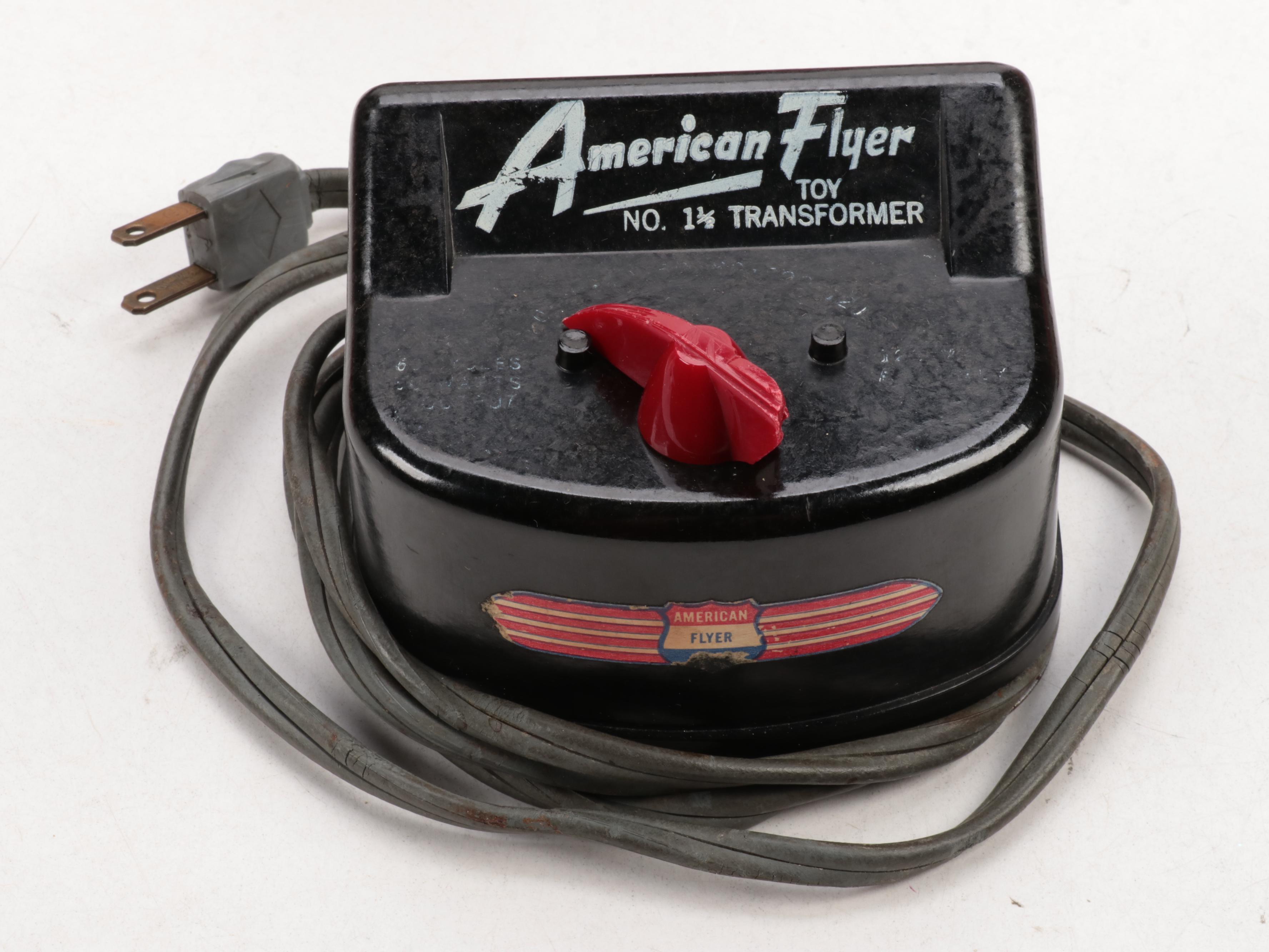 Lionel and American Flyer Transformers with Other Train Accessories and Decor