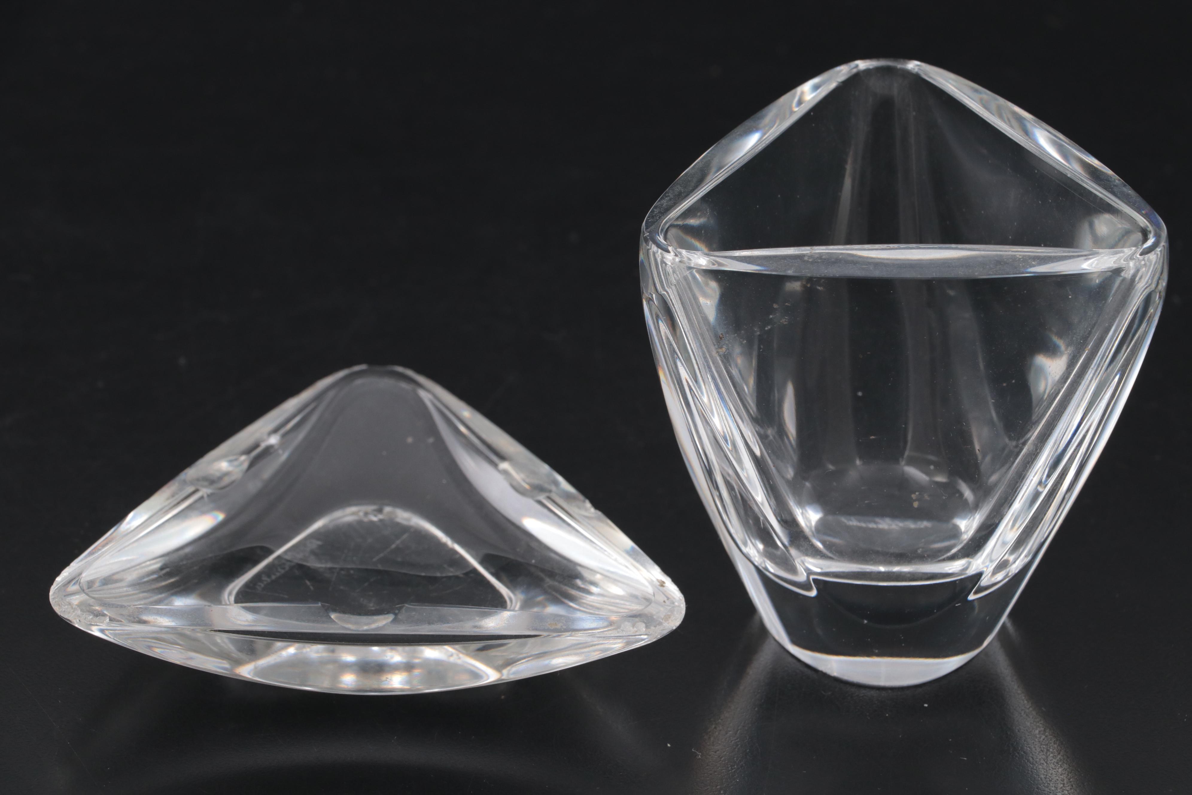 WMF Cormargan Double Condiment Set with Val St. Lambert and Other Tableware