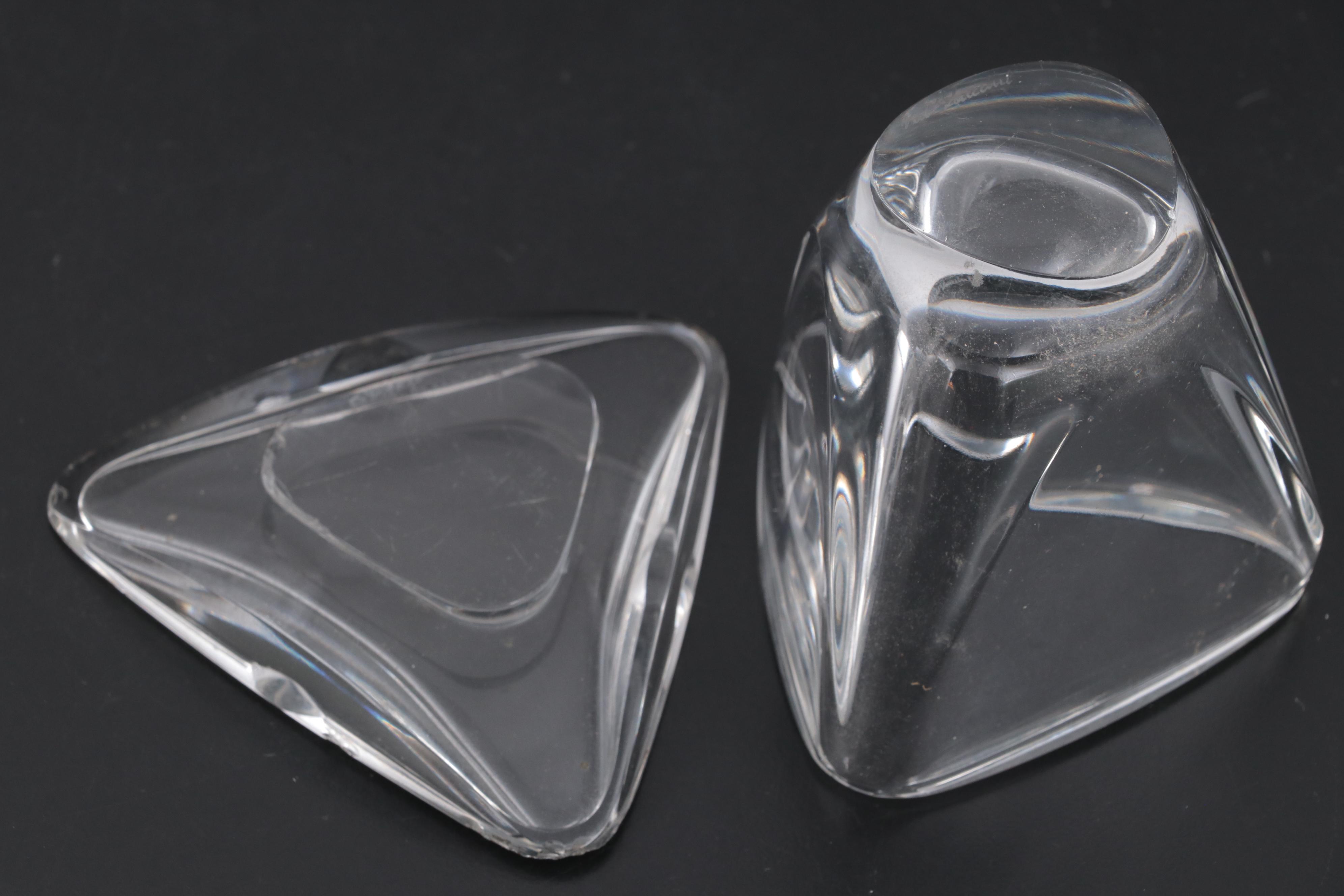 WMF Cormargan Double Condiment Set with Val St. Lambert and Other Tableware