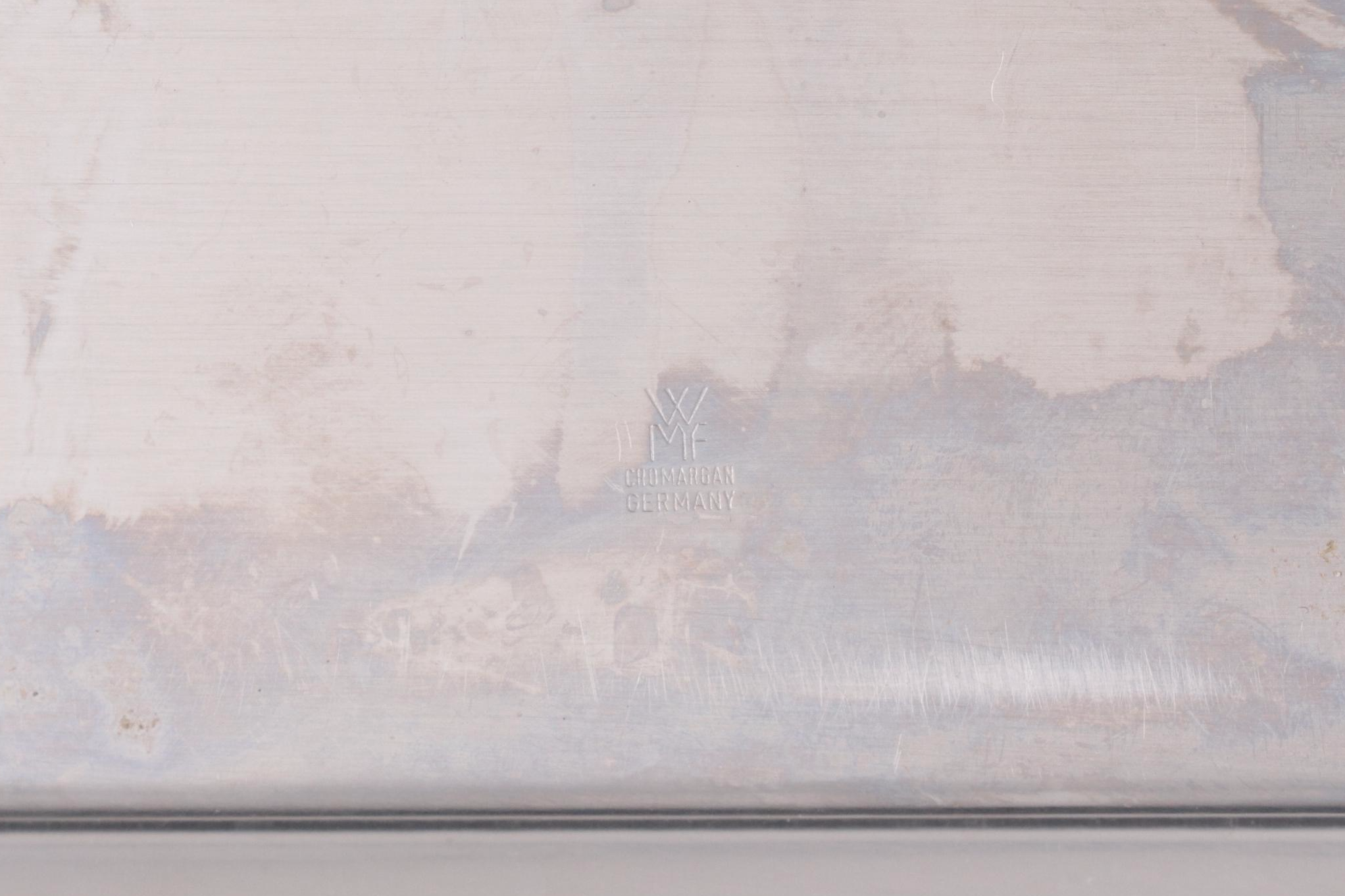 WMF Cormargan Double Condiment Set with Val St. Lambert and Other Tableware