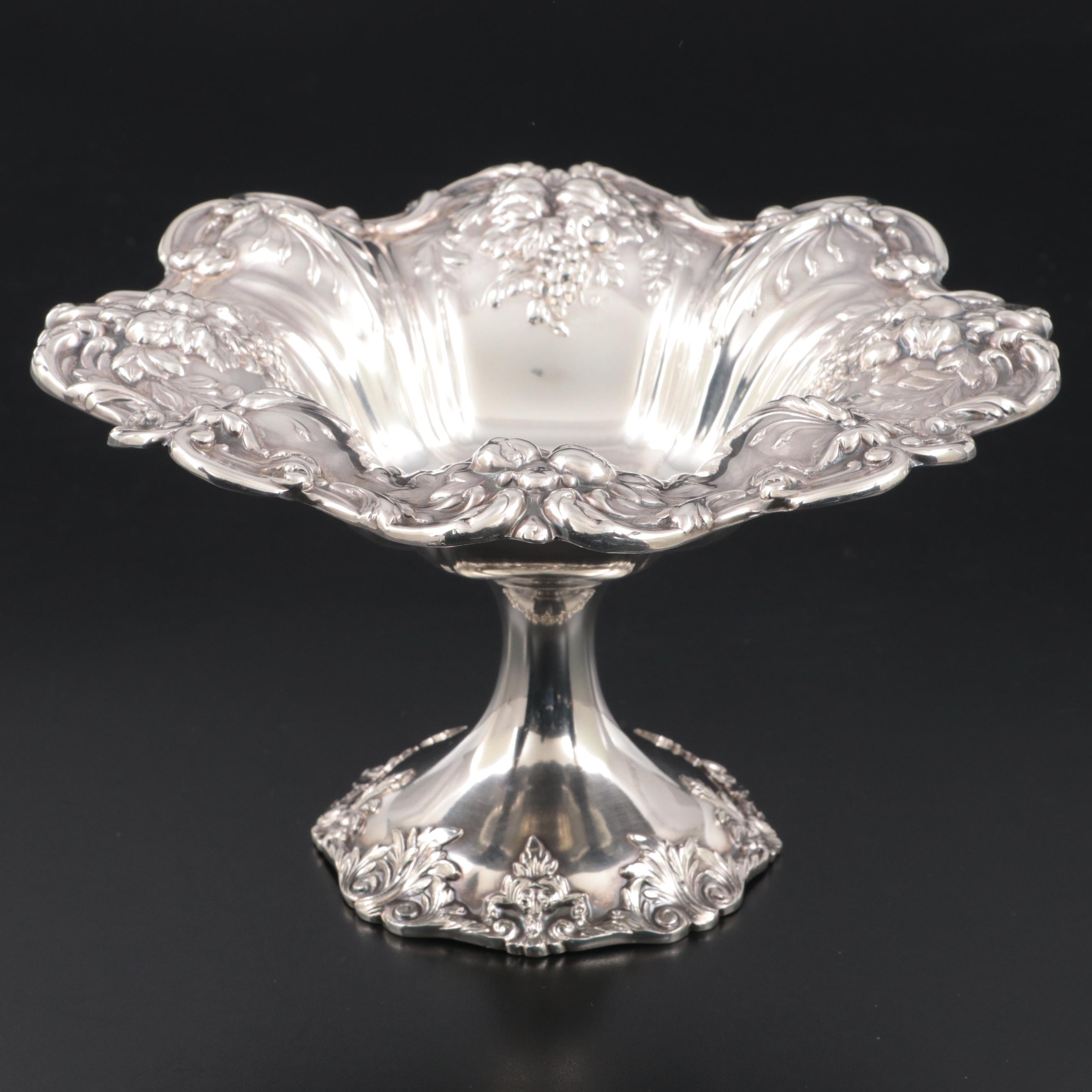 Reed & Barton "Francis I" Sterling Silver Compote, Mid to Late 20th Century