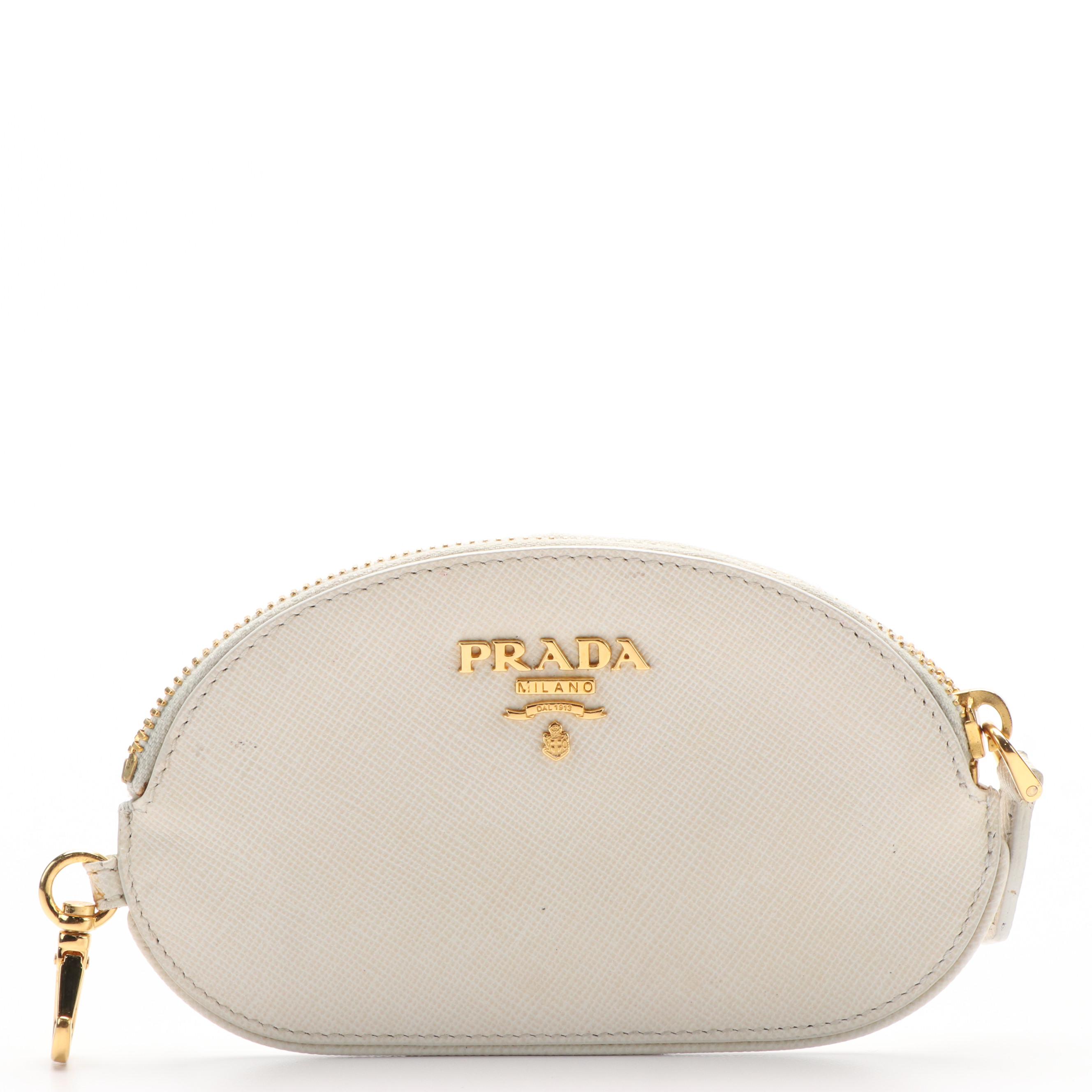 Prada Saffiano Leather Pouch Wallet