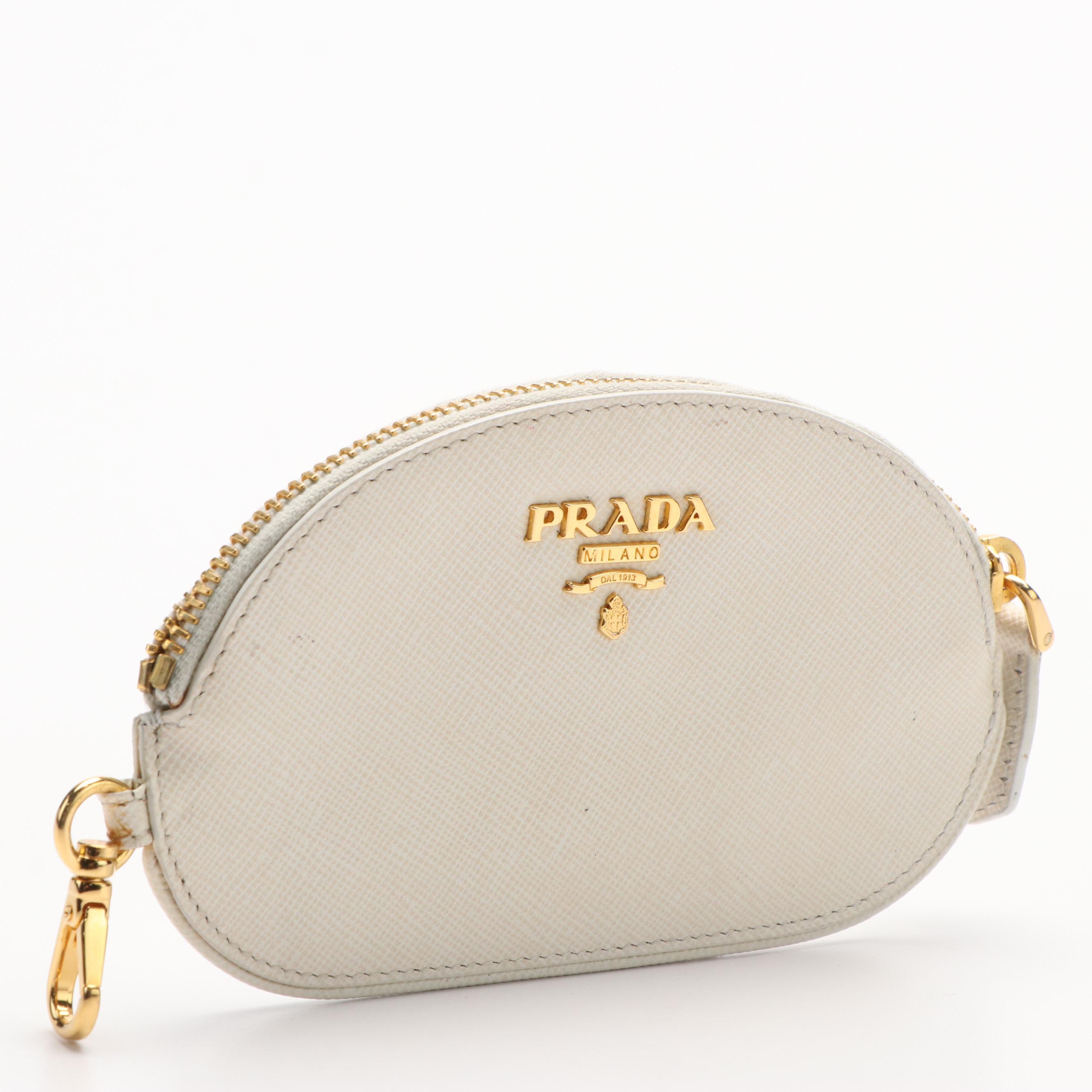 Prada Saffiano Leather Pouch Wallet