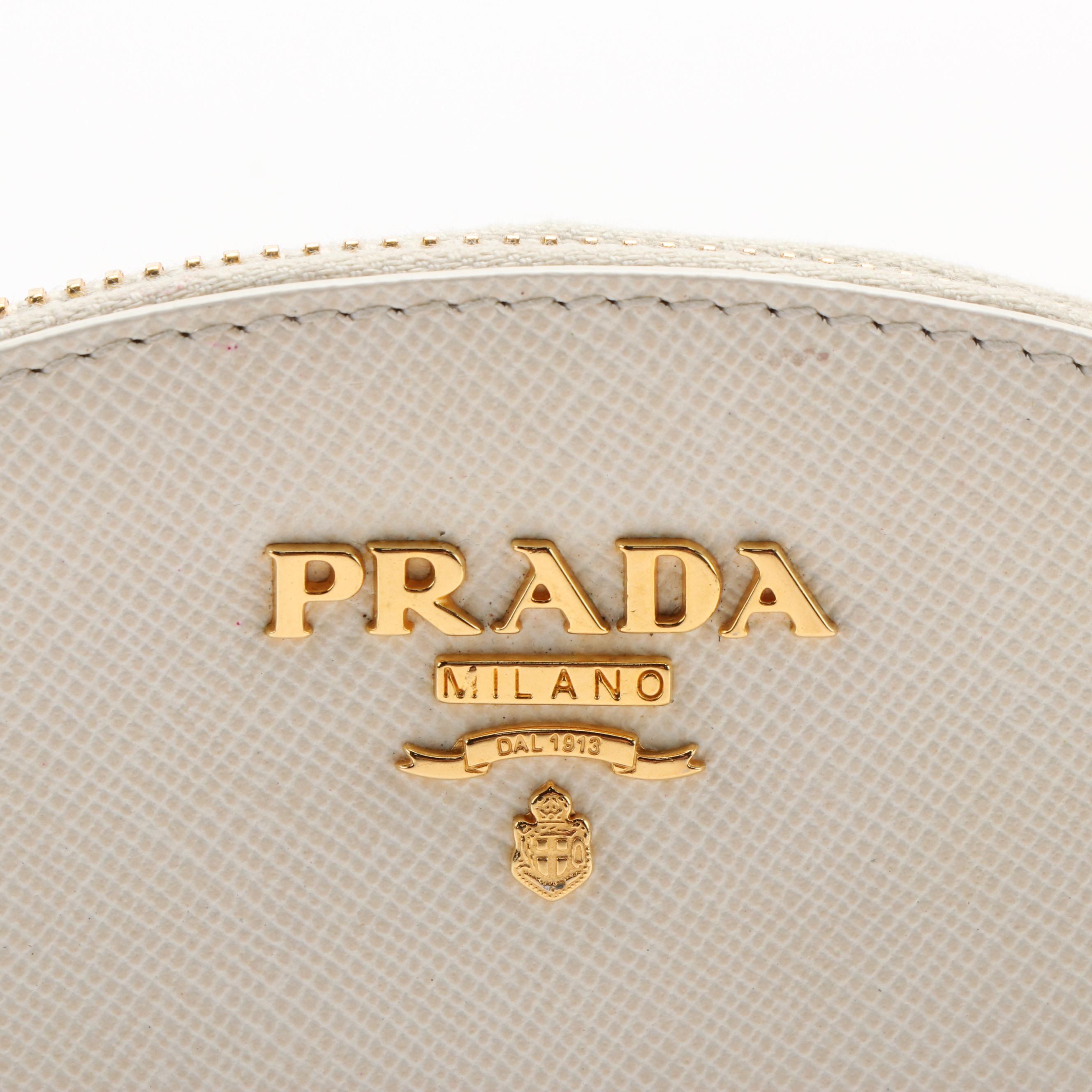 Prada Saffiano Leather Pouch Wallet