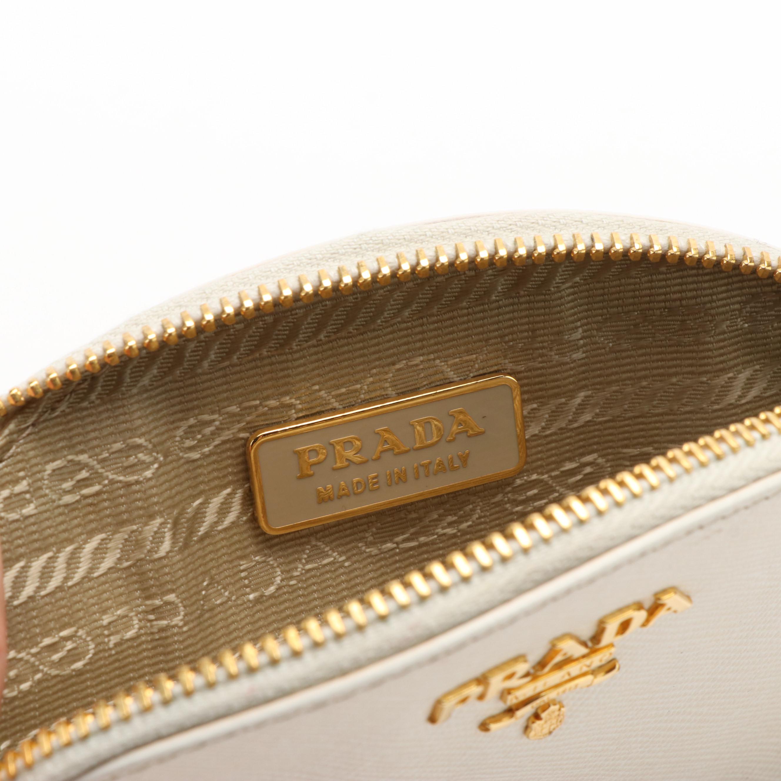 Prada Saffiano Leather Pouch Wallet