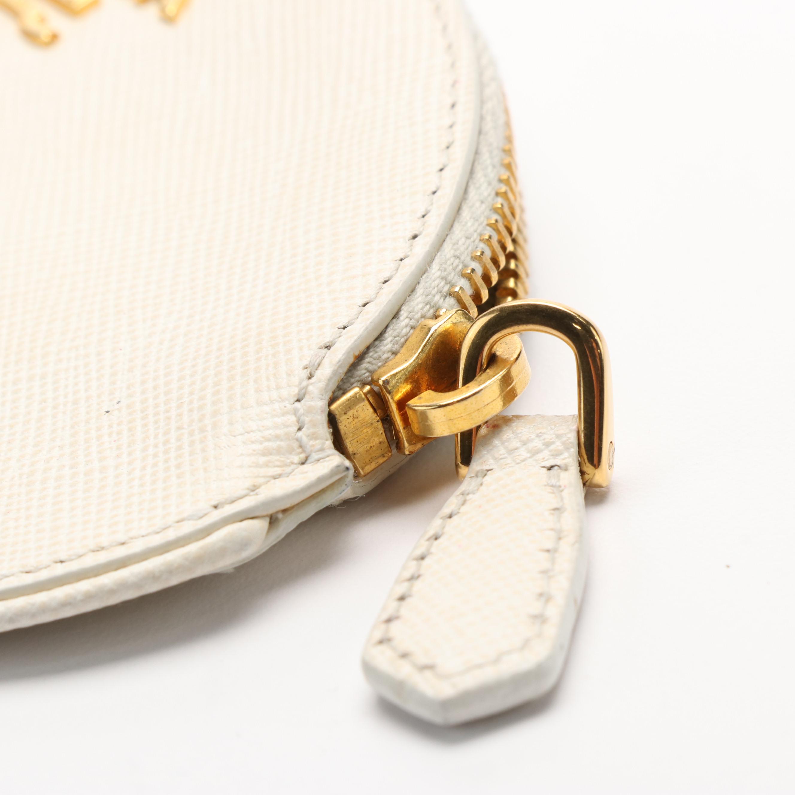 Prada Saffiano Leather Pouch Wallet