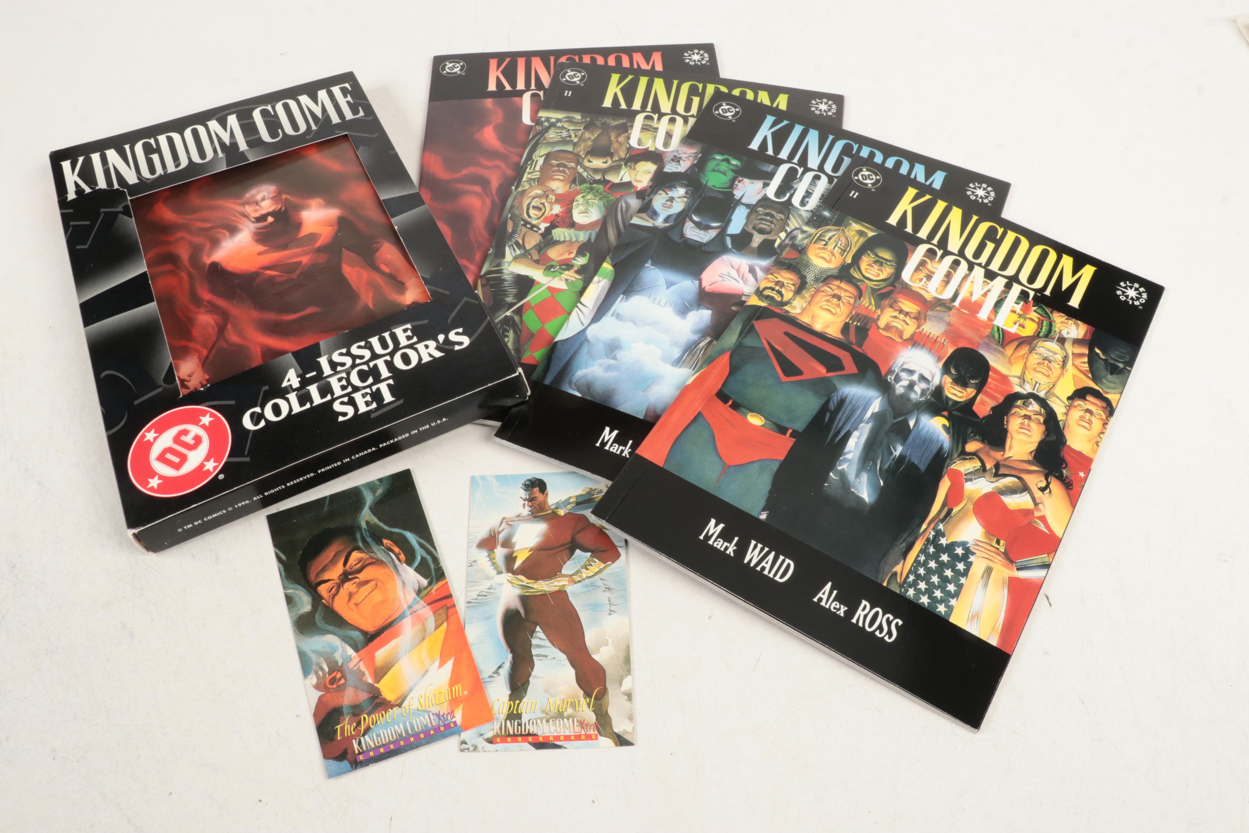Modern Age DC's Kingdom Come Four-Book Set With Marvels Graphic Novels