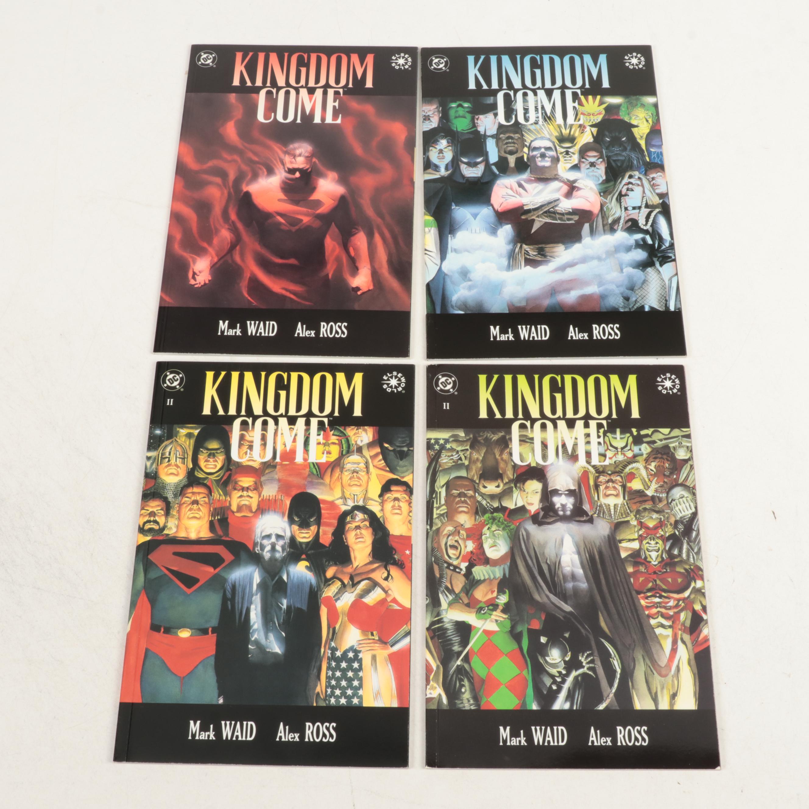 Modern Age DC's Kingdom Come Four-Book Set With Marvels Graphic Novels
