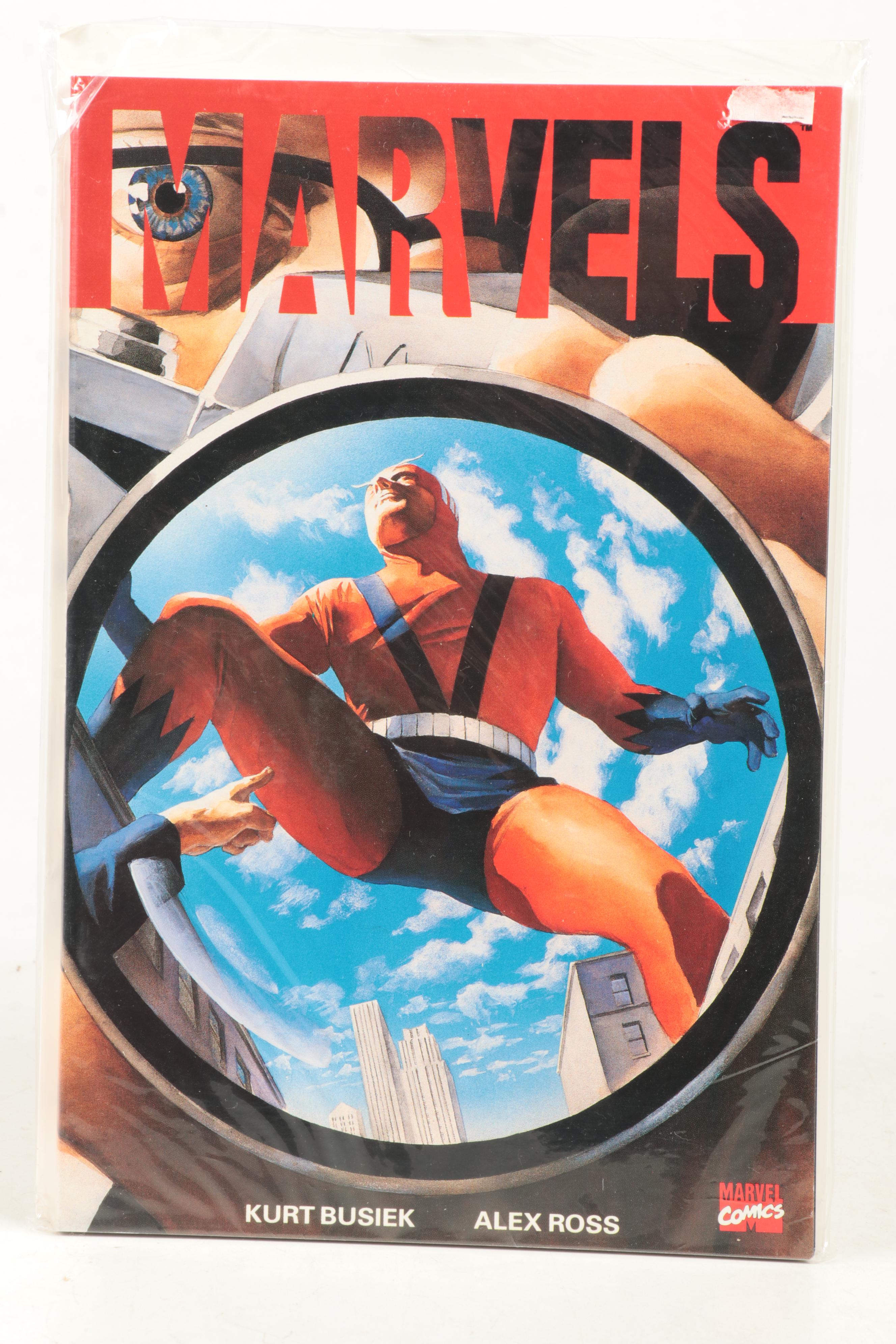 Modern Age DC's Kingdom Come Four-Book Set With Marvels Graphic Novels