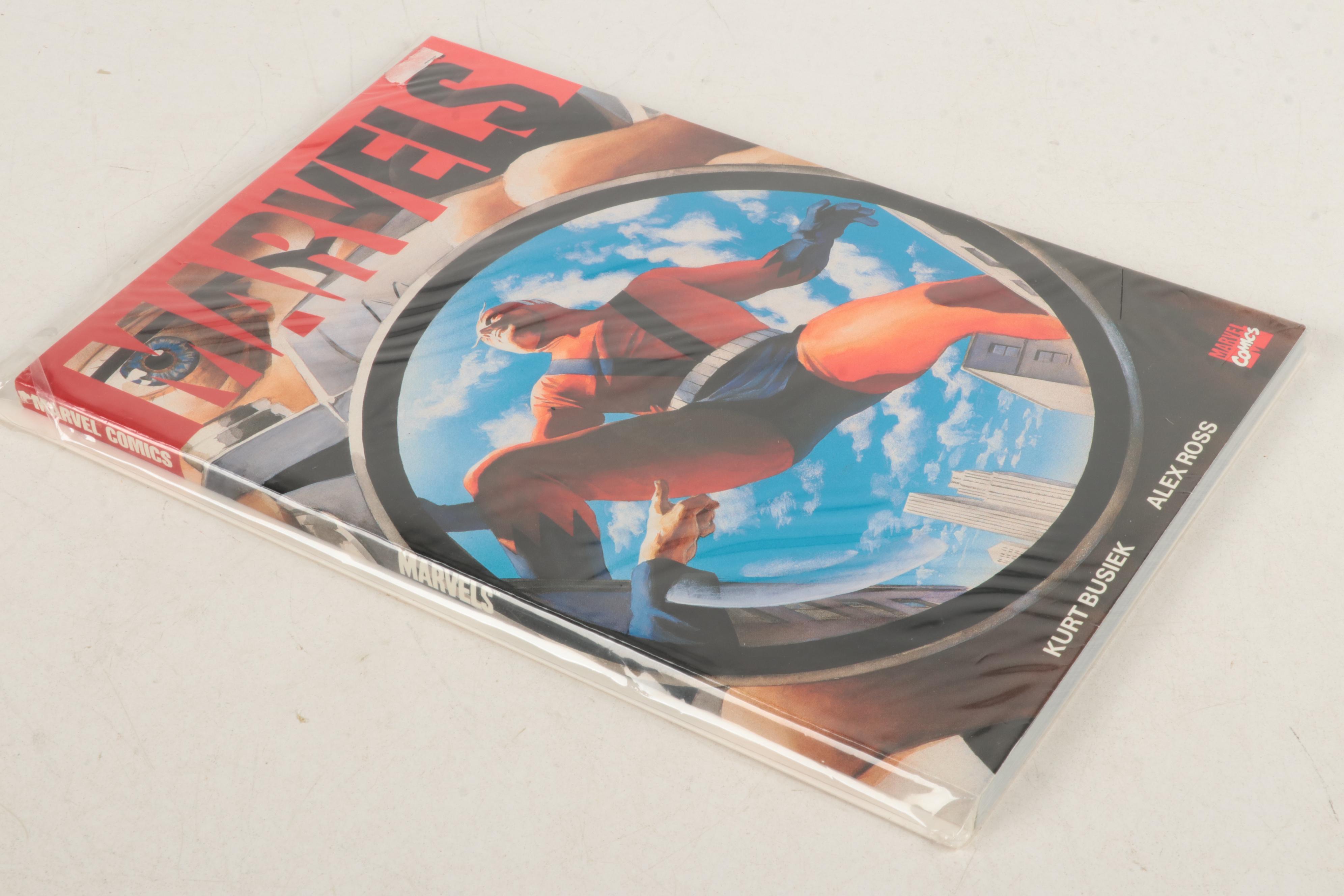 Modern Age DC's Kingdom Come Four-Book Set With Marvels Graphic Novels