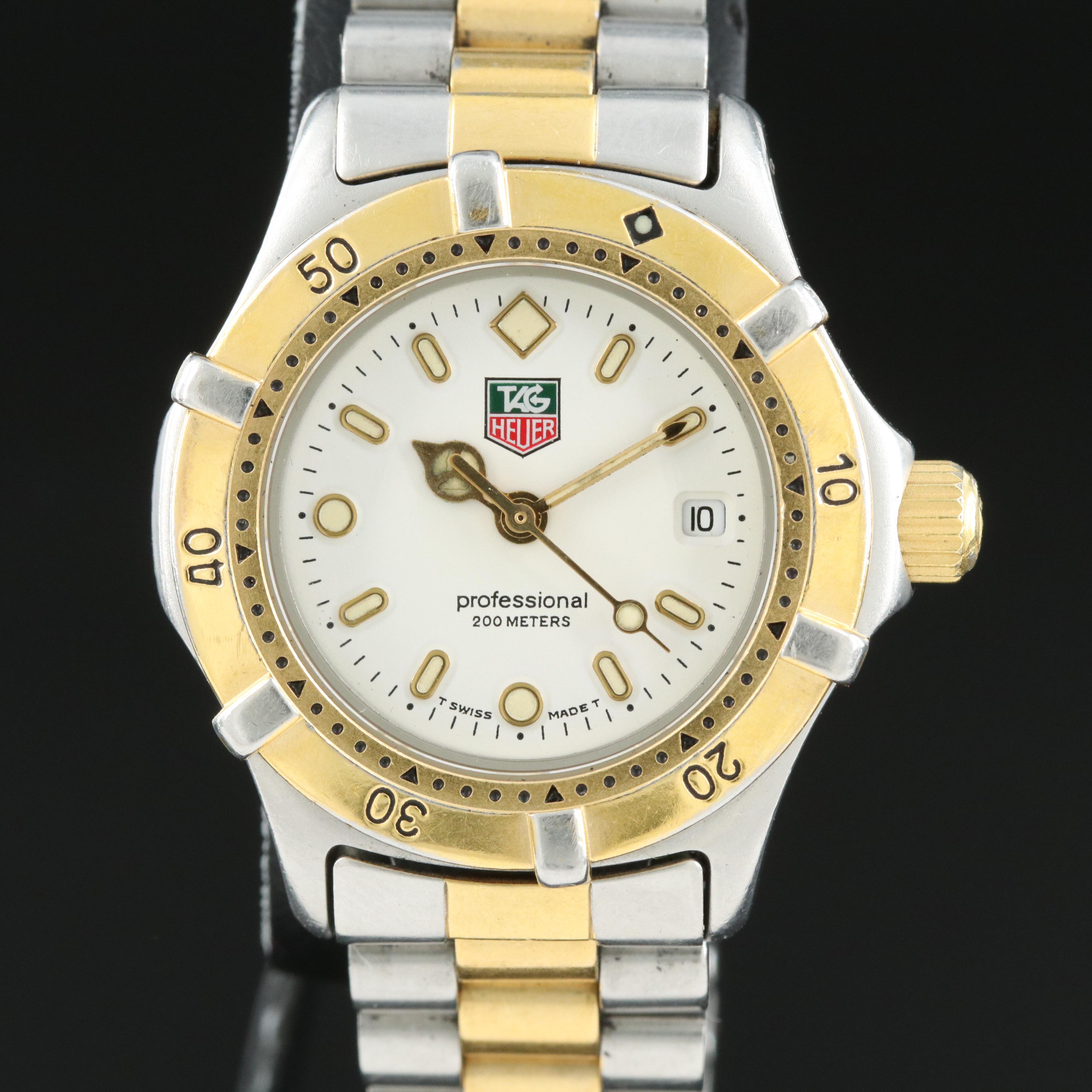 Vintage TAG Heuer Professional 200M Quartz Watch