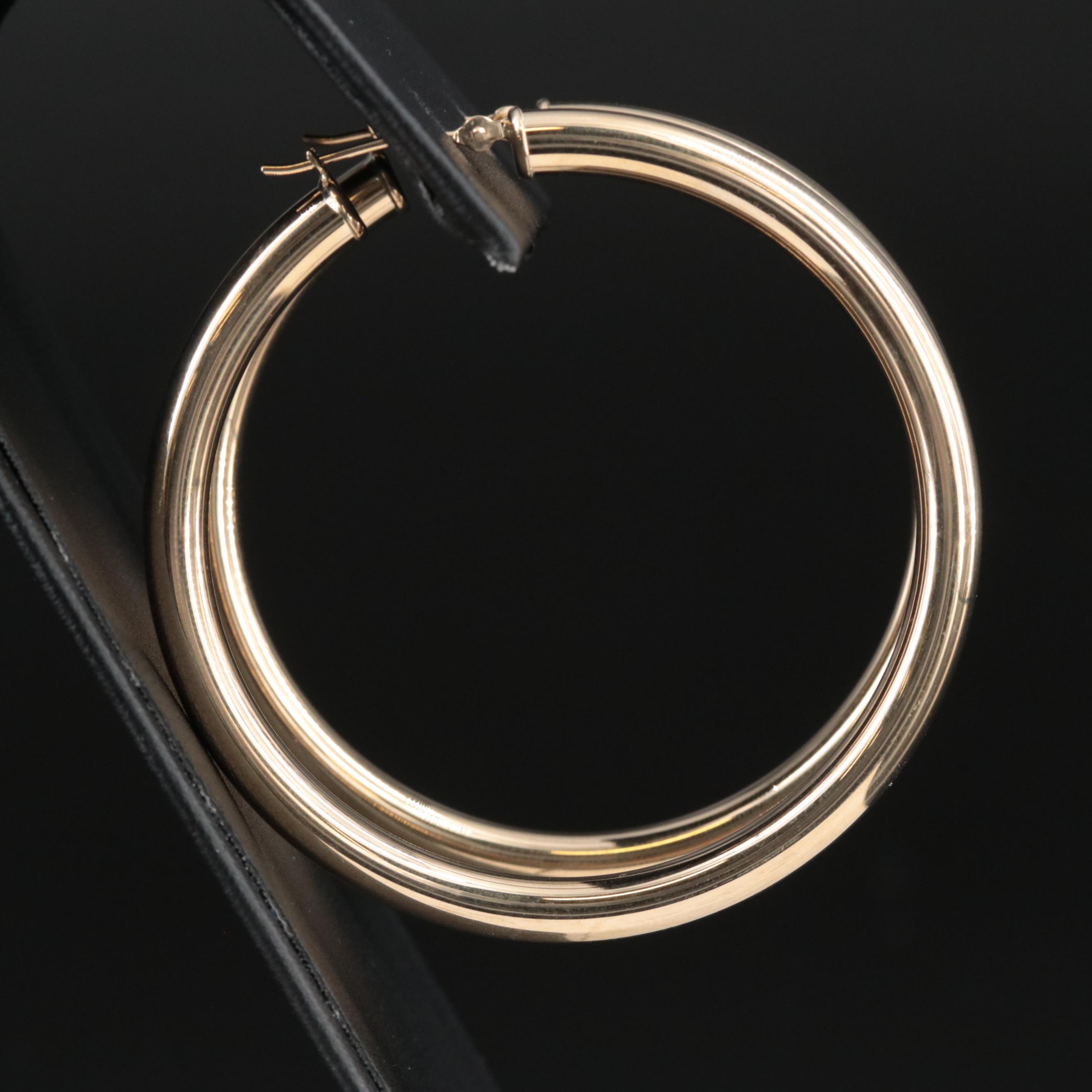 14K Hoop Earrings