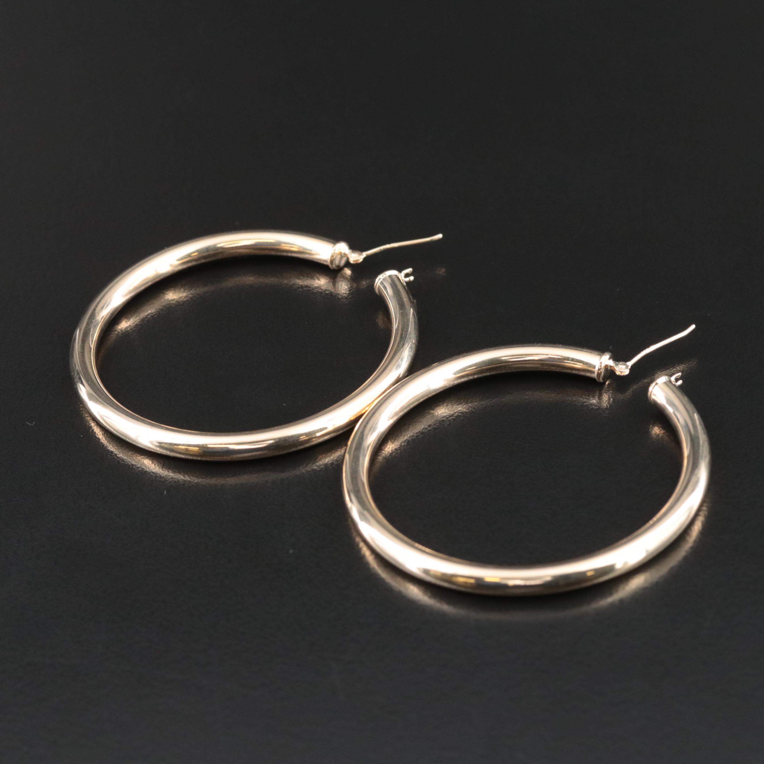 14K Hoop Earrings