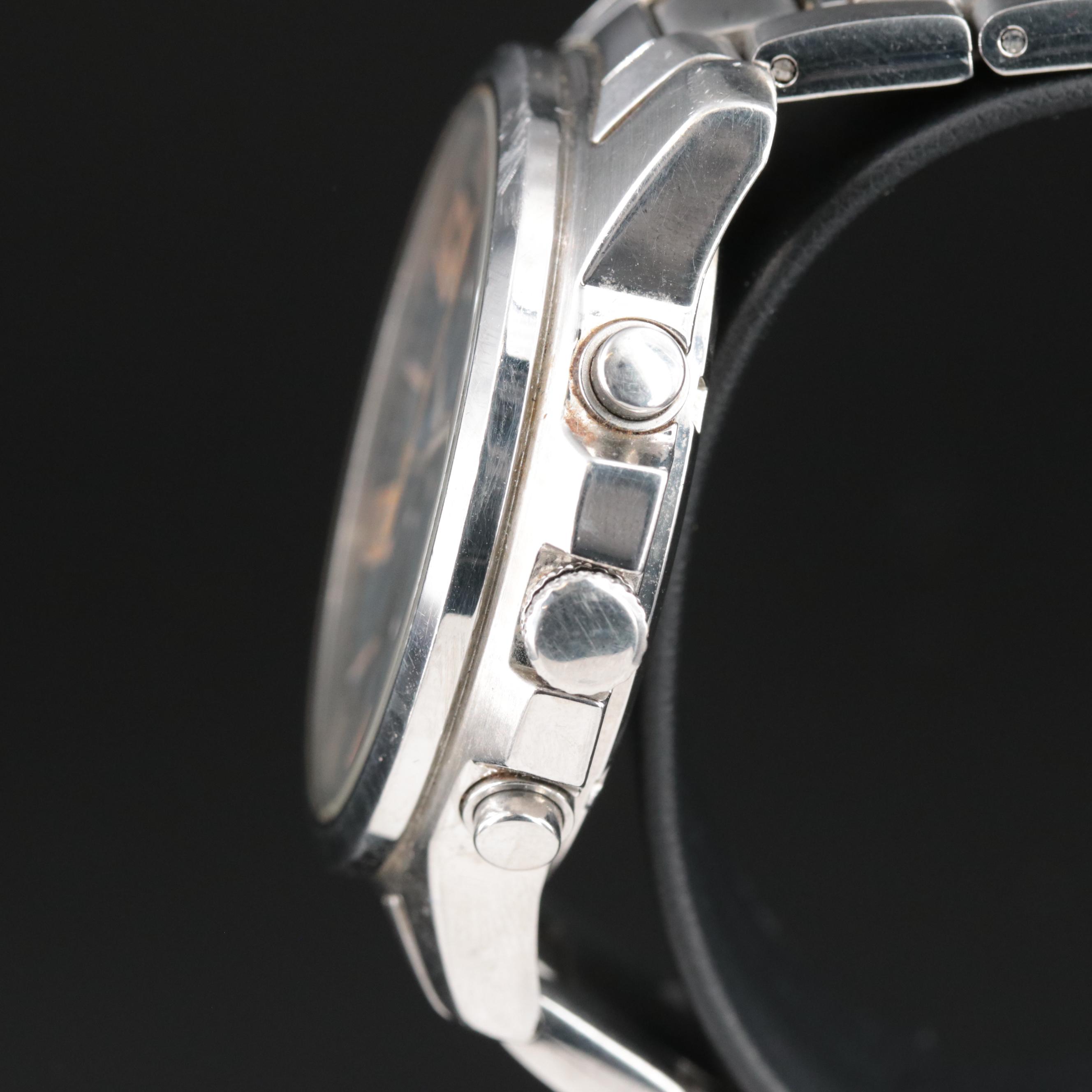 Seiko Gray Dial Classic Chronograph Quartz Watch