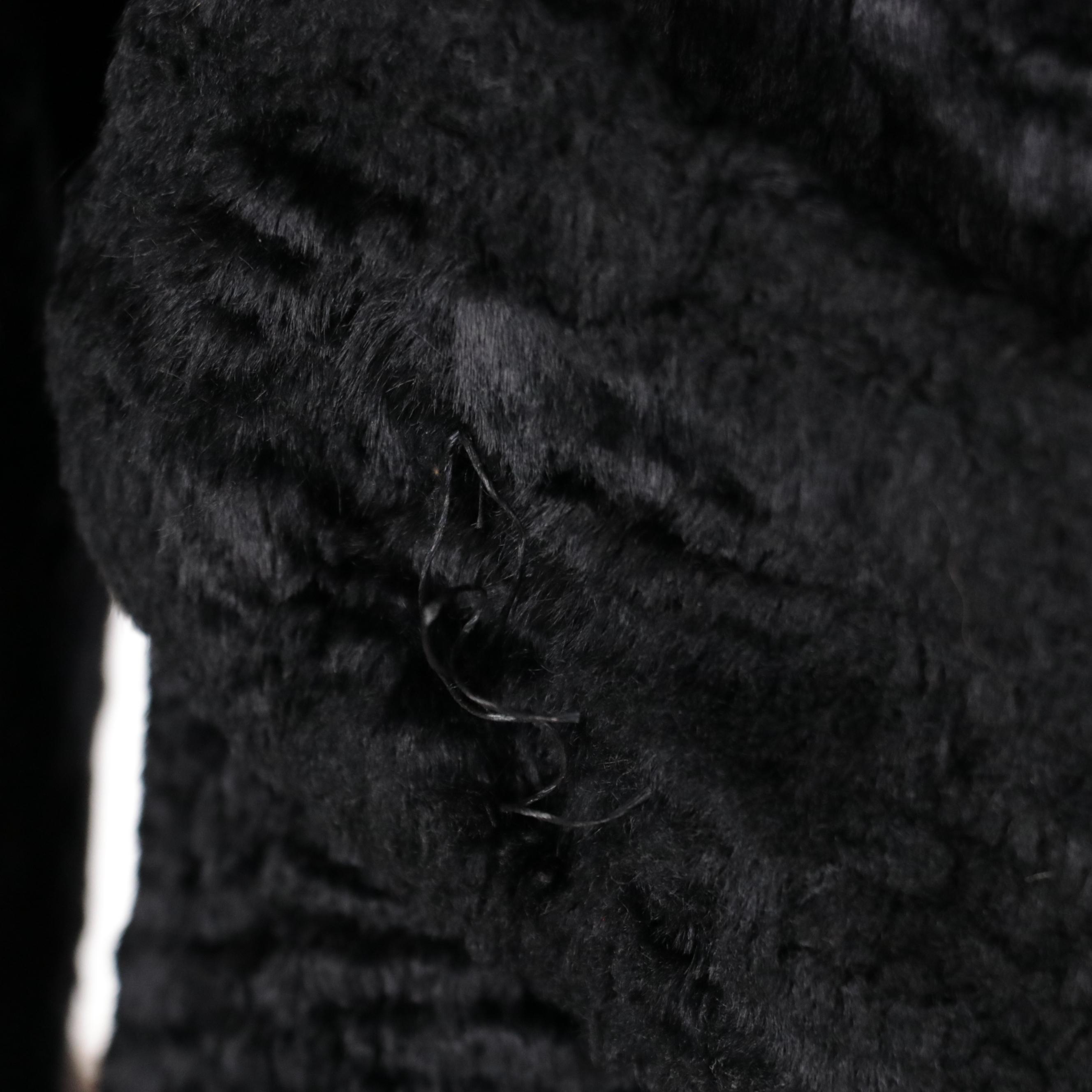 Aristocrat Faux Fur Coat with Donna Salyers' Fabulous Furs Faux Fur Wrap Shawl