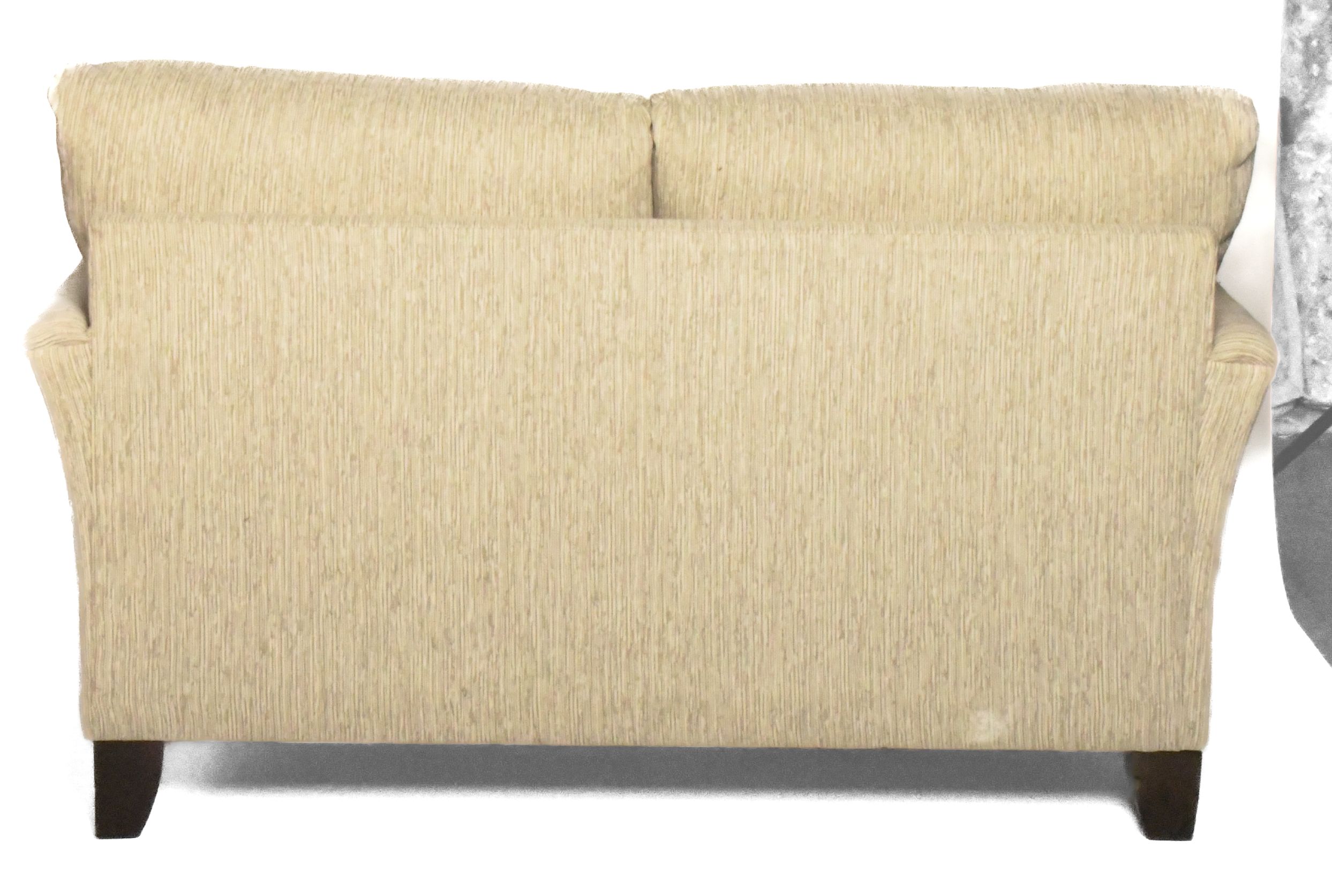 Kroehler Shelter Arm Loveseat with Accent Pillows
