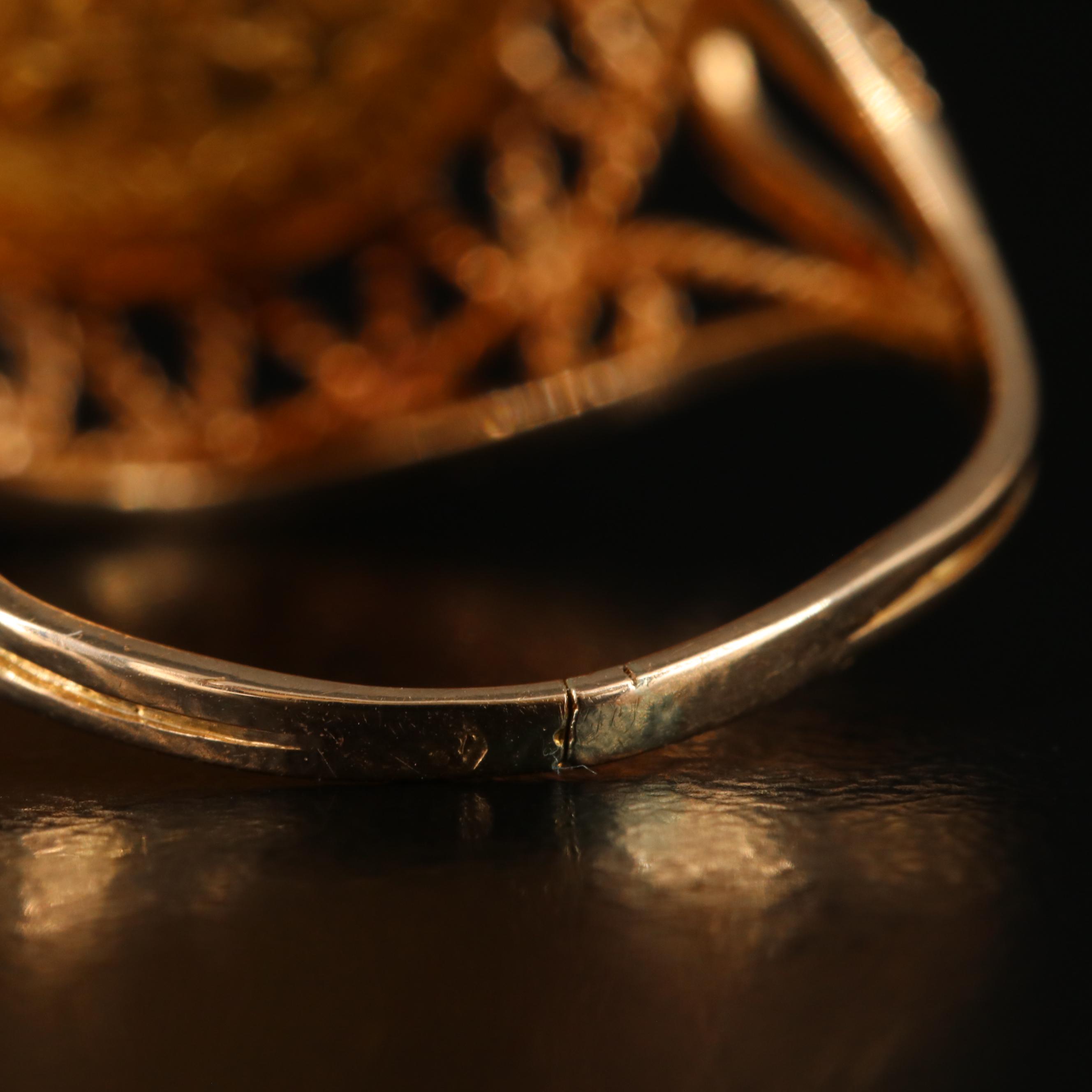 18K Ruby and Spinel Flip Ring with 1945 Mexican Dos Pesos Gold Coin