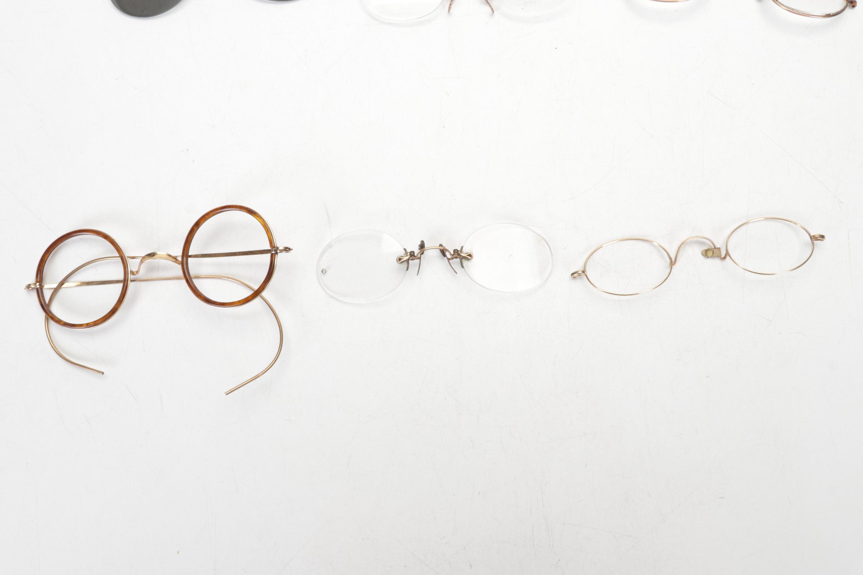 Pince-Nez, Temple Spectacles and Other Glasses, Late 19th/ Early 20th Century