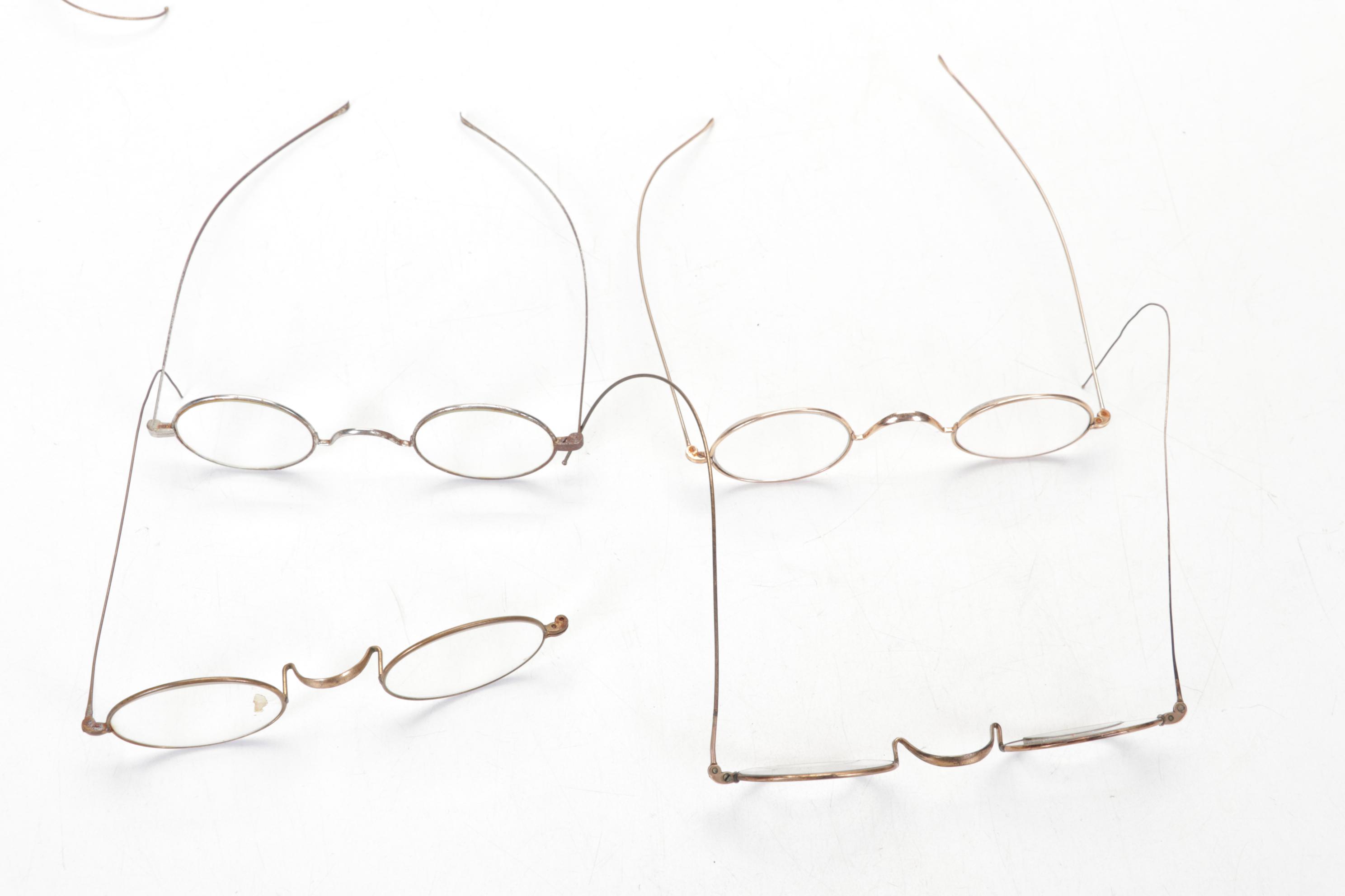 Pince-Nez, Temple Spectacles and Other Glasses, Late 19th/ Early 20th Century