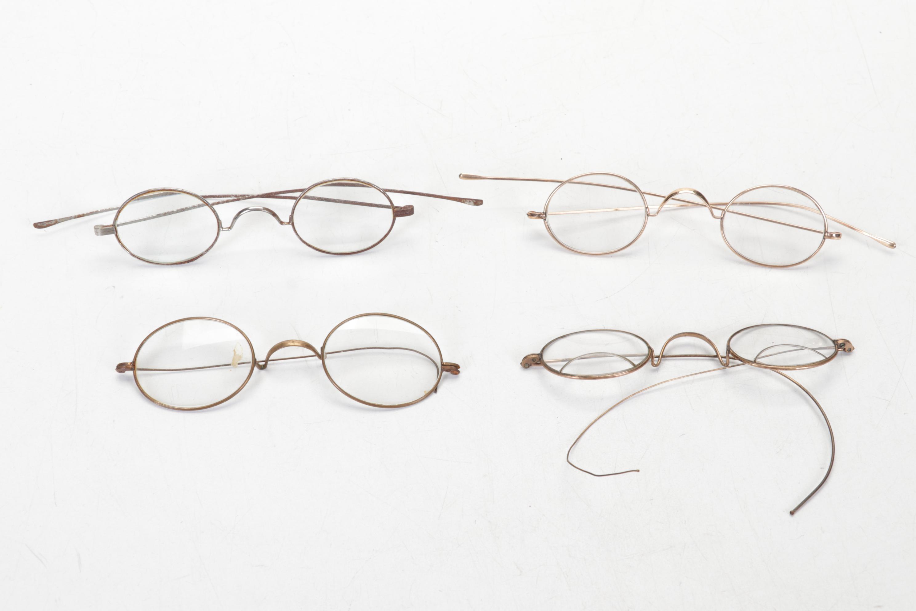 Pince-Nez, Temple Spectacles and Other Glasses, Late 19th/ Early 20th Century