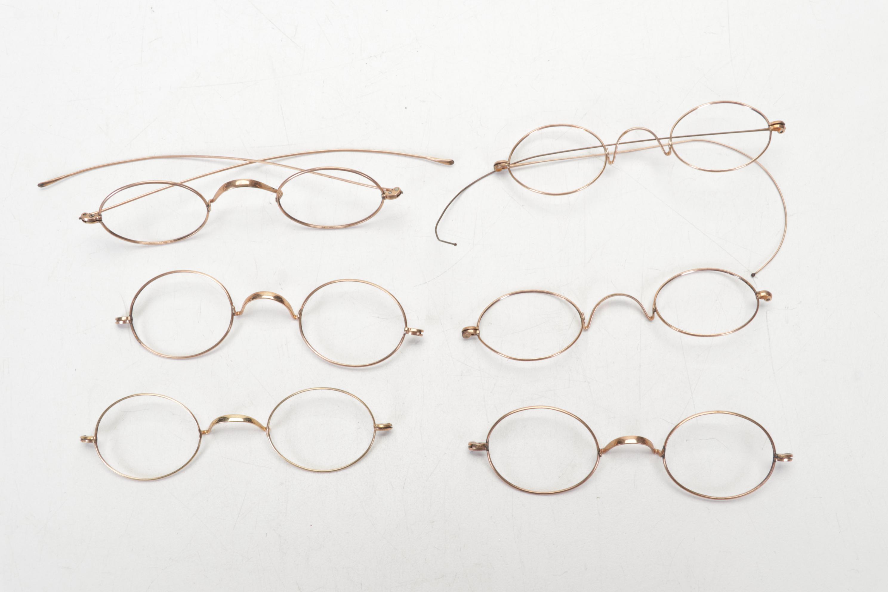 Pince-Nez, Temple Spectacles and Other Glasses, Late 19th/ Early 20th Century