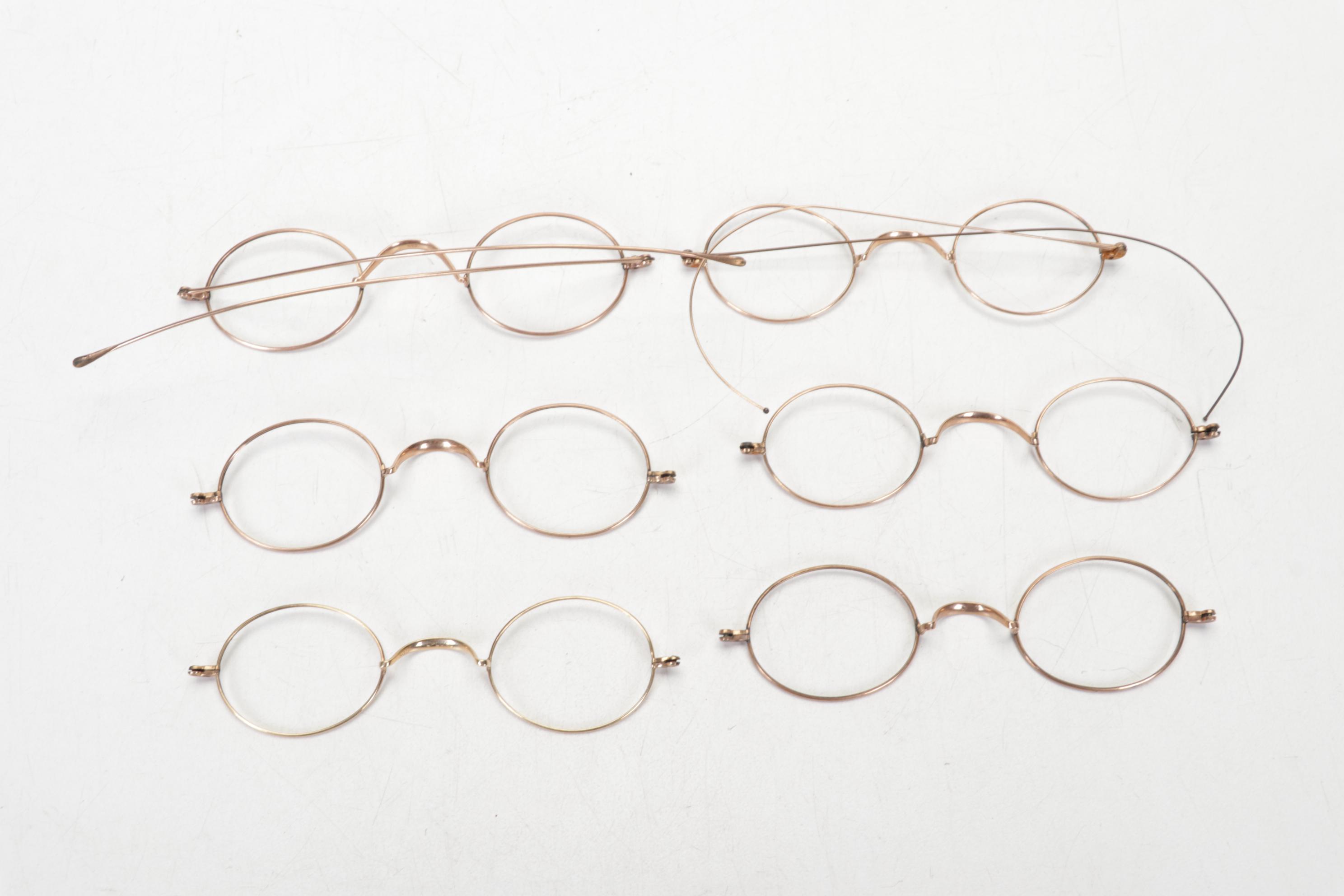 Pince-Nez, Temple Spectacles and Other Glasses, Late 19th/ Early 20th Century