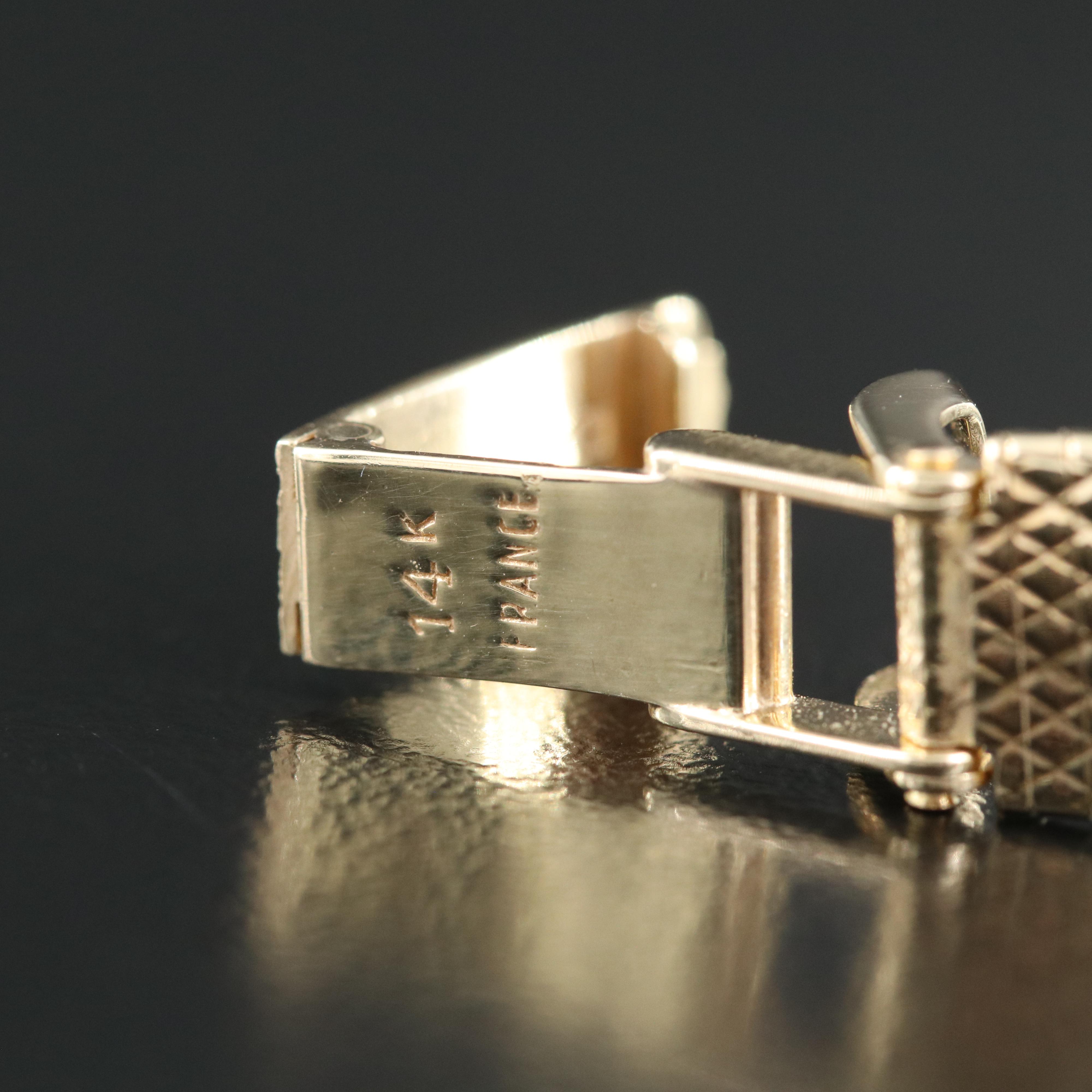 14K and Diamond Rolex Manual-Wind Watch