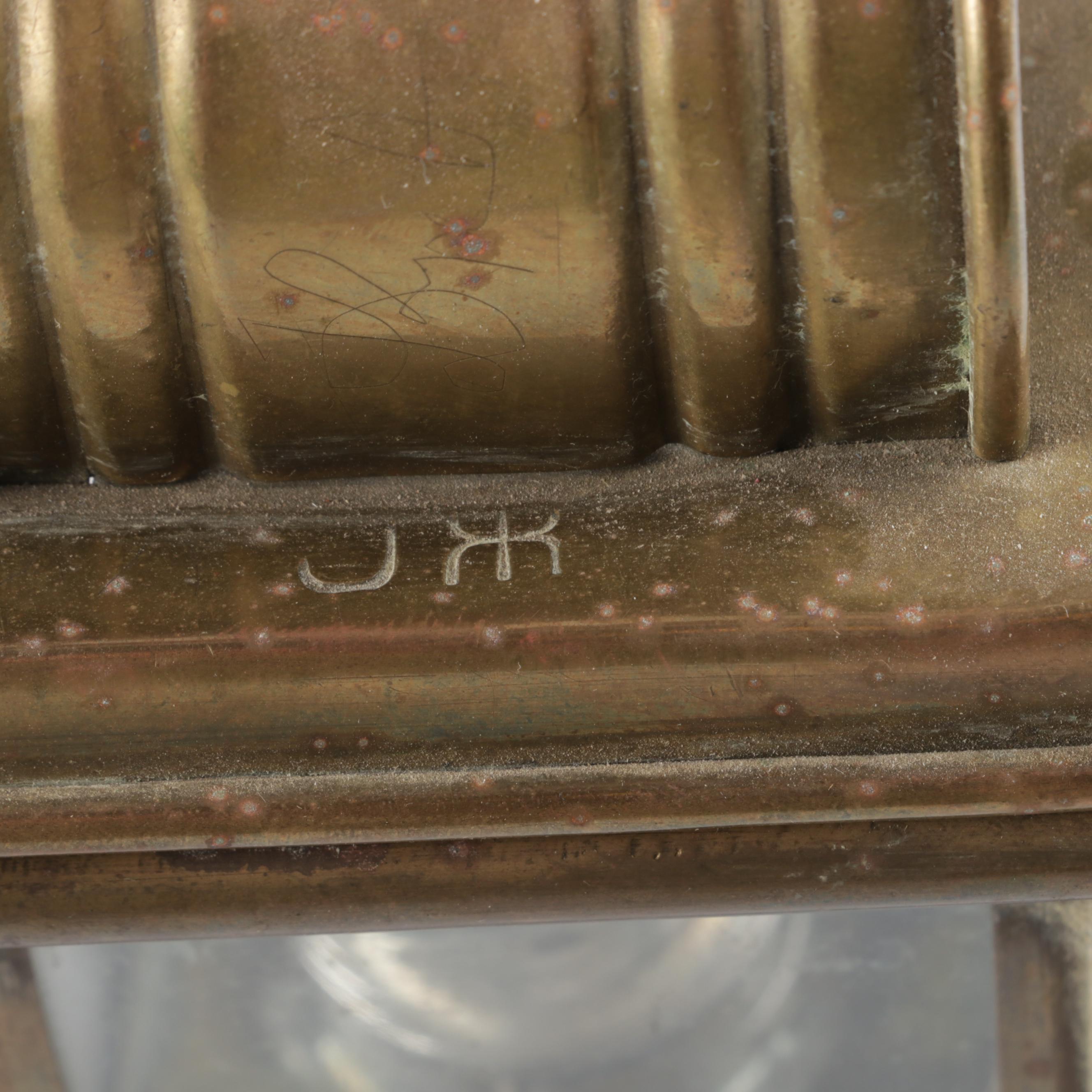 Brass Viking Oil Lantern and Small Oil Lamp