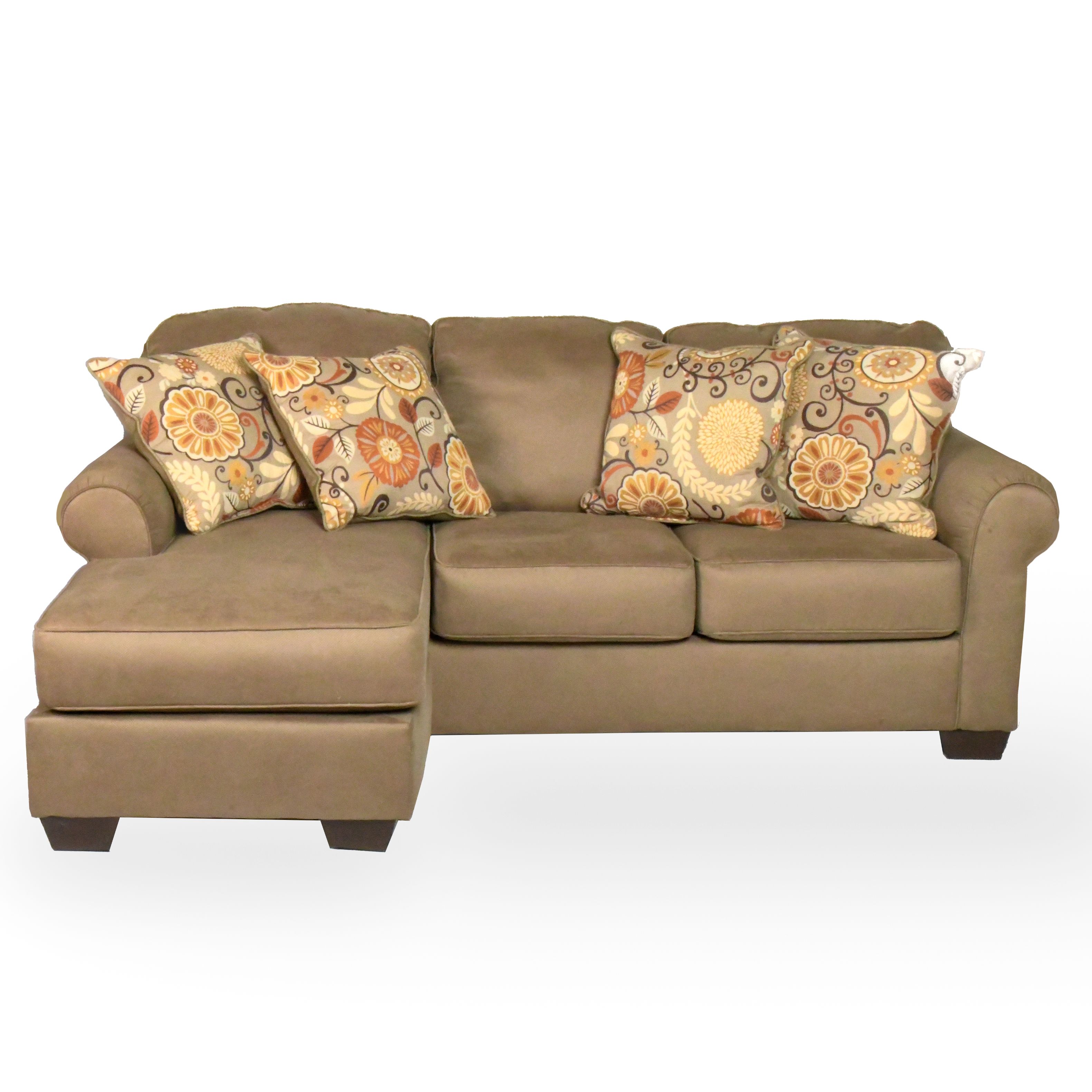 Ashley Furniture 2 Piece Sectional Sofa with Accent Pillows EBTH