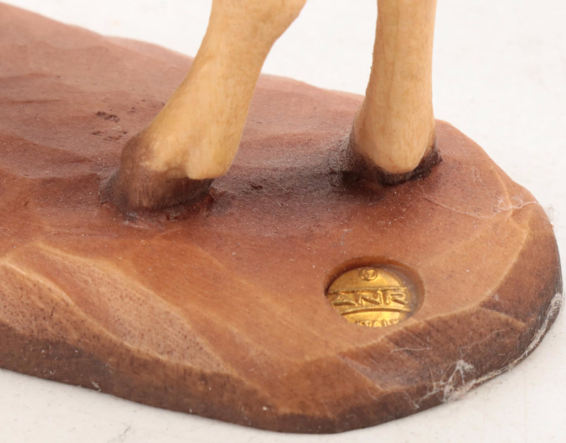 ANRI "The Vatican Library Collection" Carved Wood Nativity Figurines and Stable