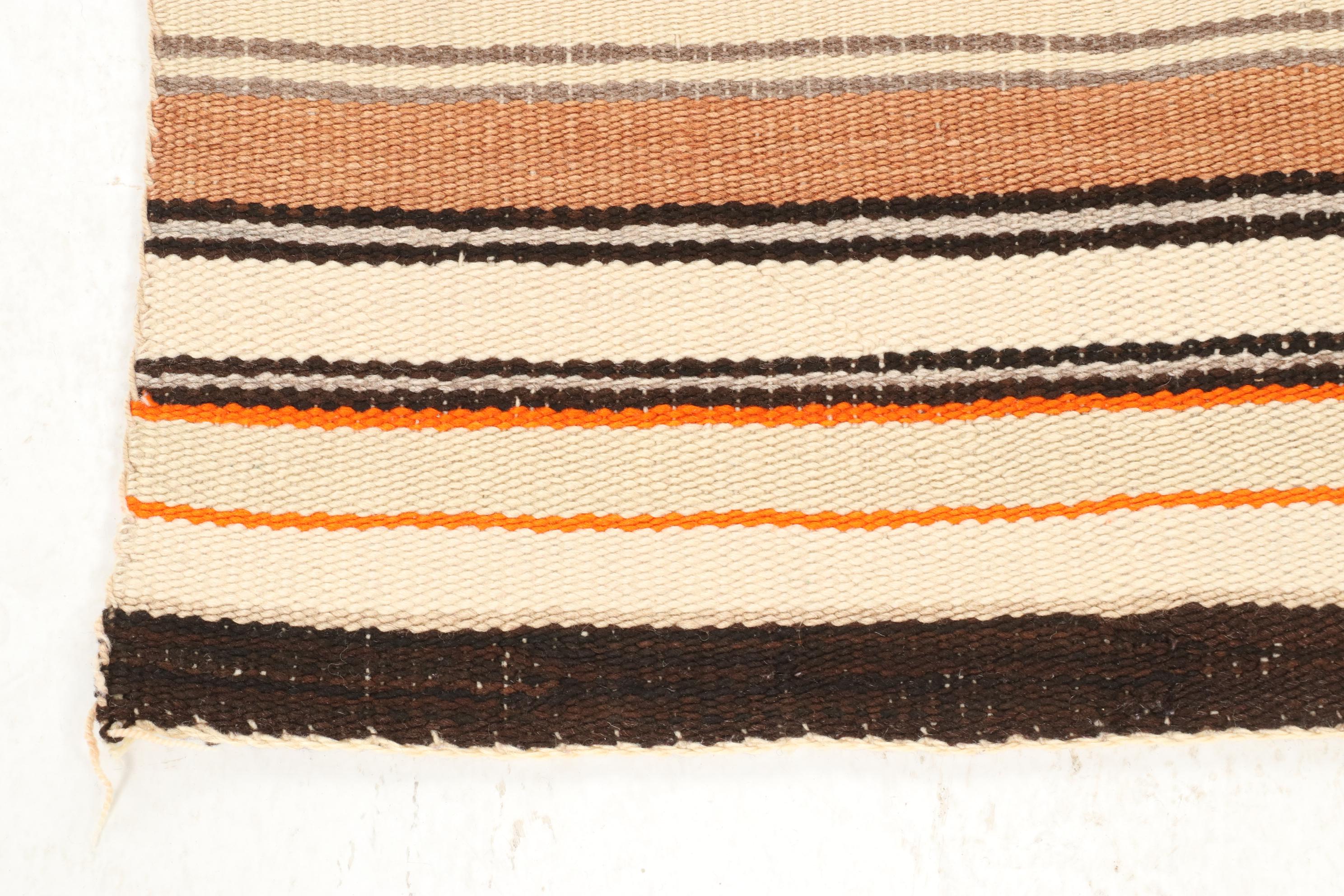 2'2 x 3'10 Handwoven Navajo Chinle Style Saddle Blanket