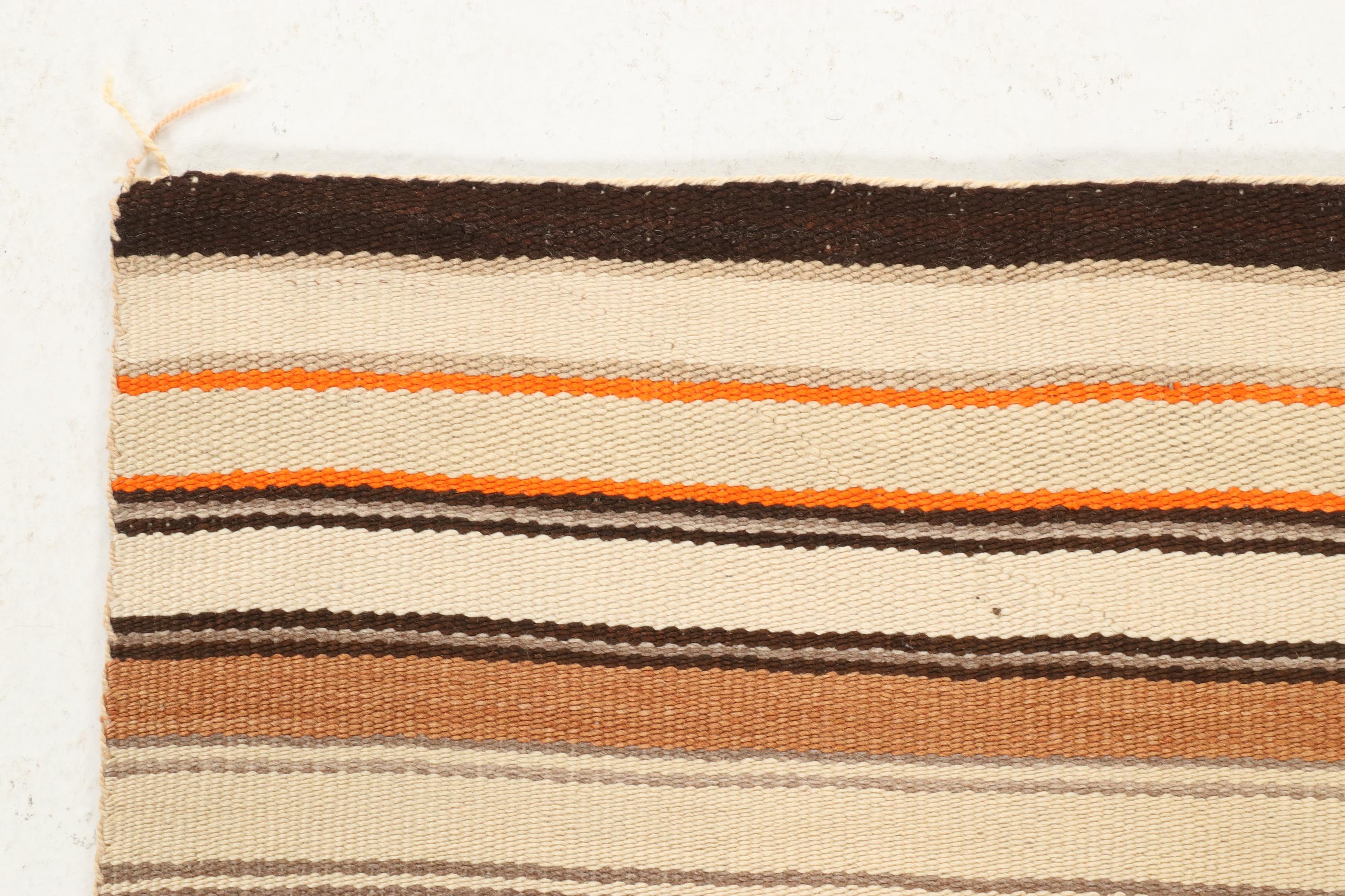 2'2 x 3'10 Handwoven Navajo Chinle Style Saddle Blanket